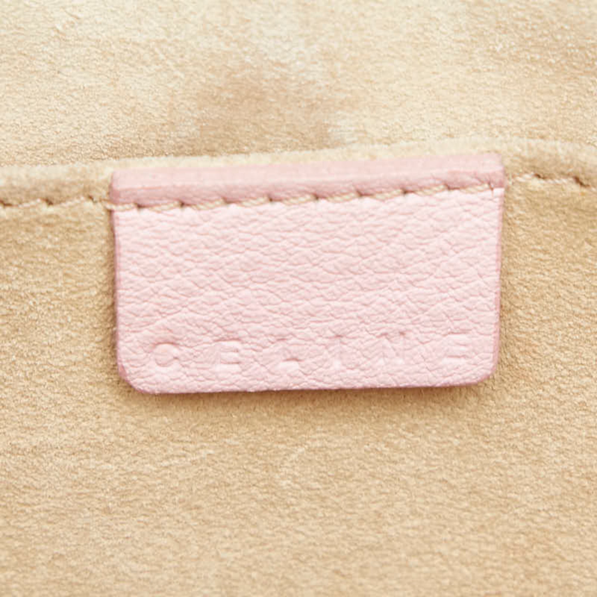 Celine Boogie Pink Leather Handbag (Pre-Owned)
