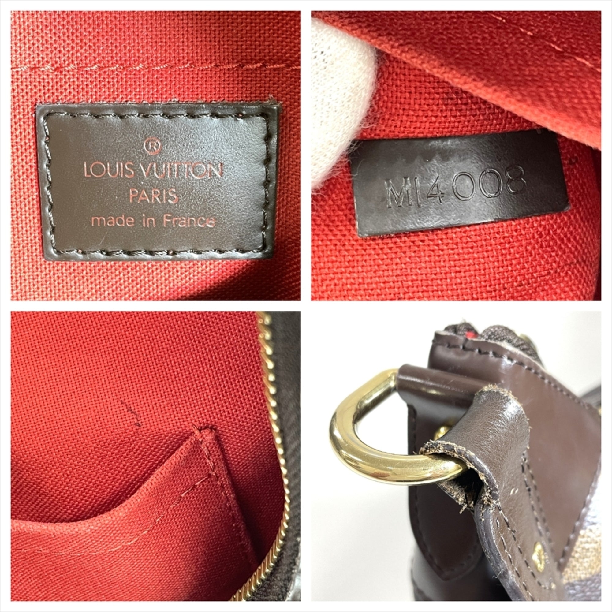 Louis Vuitton Brown Damier Canvas Shoulder Bag (Pre-Owned)
