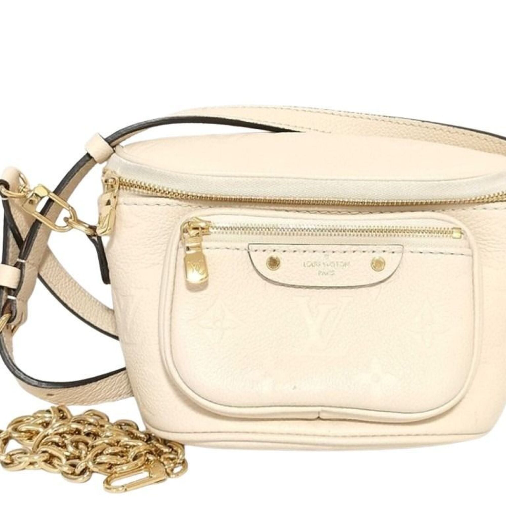 Louis Vuitton Beige Monogram Empreinte Shoulder Bag (Pre-Owned)