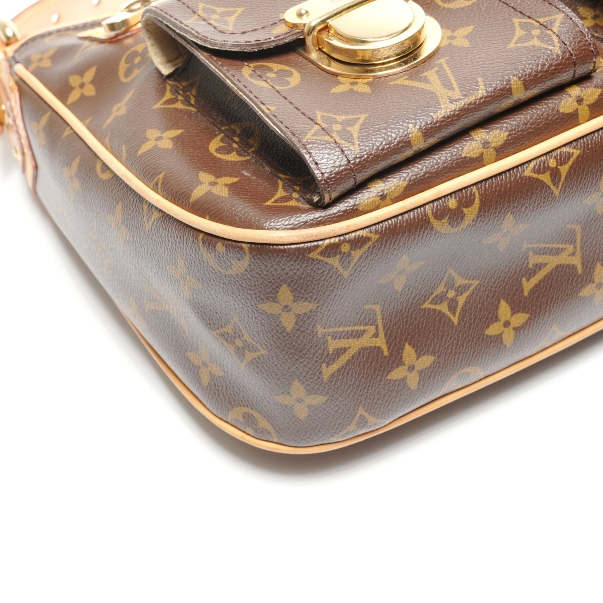 Louis Vuitton Brown Monogram Shoulder Bag (Pre-Owned)