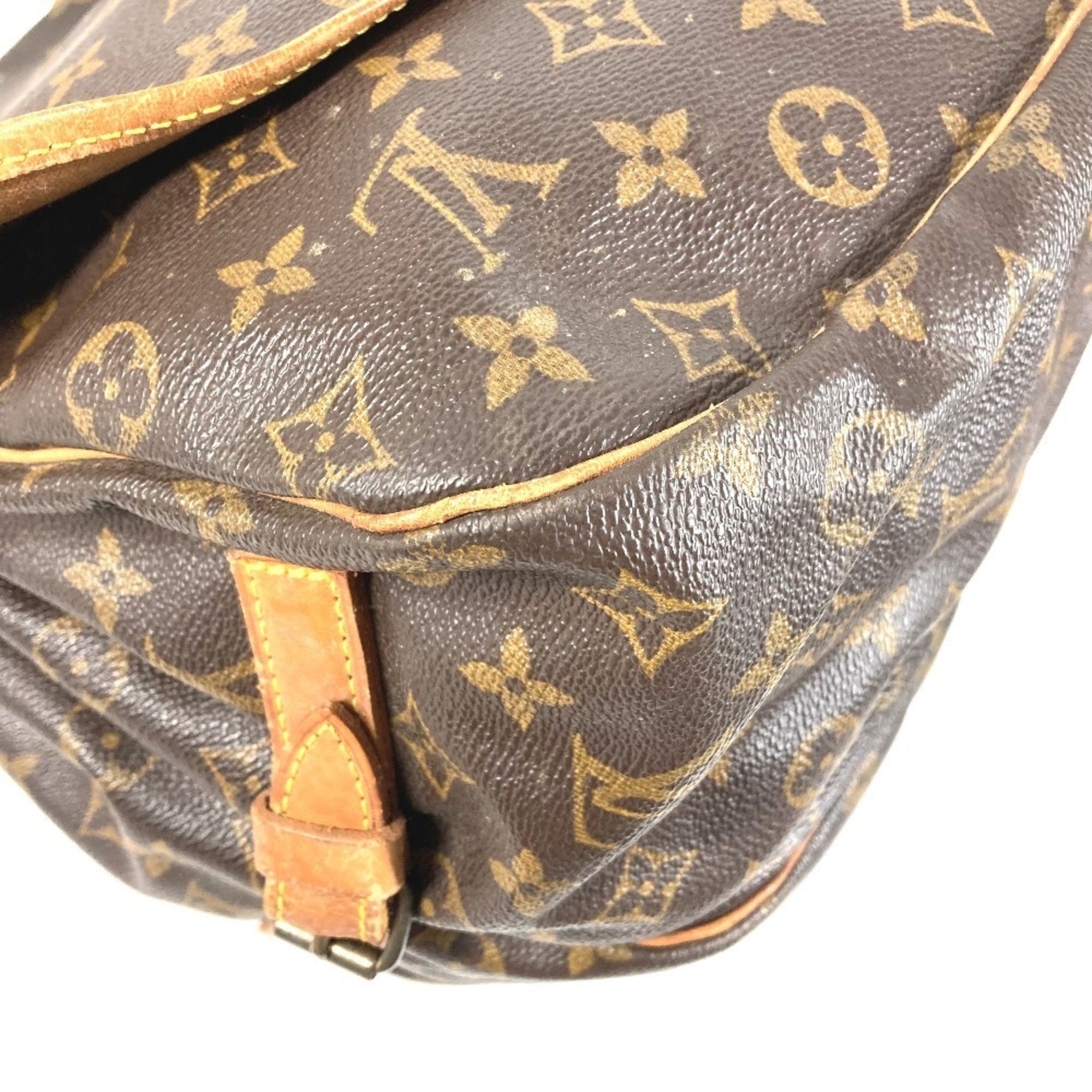 Louis Vuitton Brown Galle Monogram Monogram Handbag Shoulder Bag (Pre-Owned)