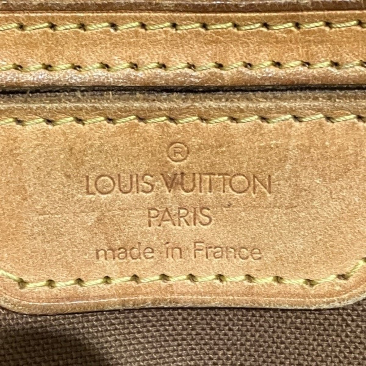 Louis Vuitton Brown Monogram Handbag Tote Bag (Pre-Owned)