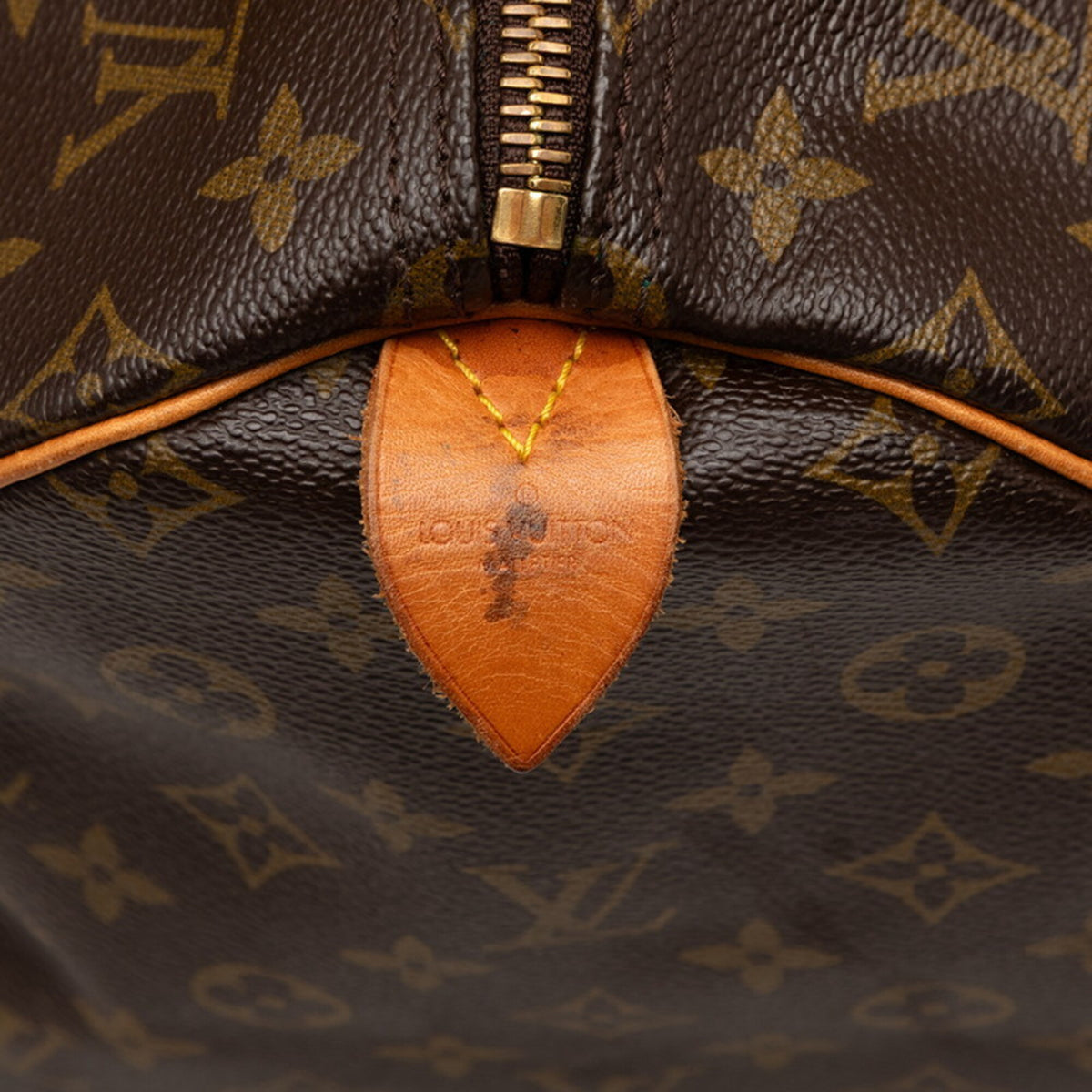 Louis Vuitton Brown Pvc Leather Boston Bag (Pre-Owned)