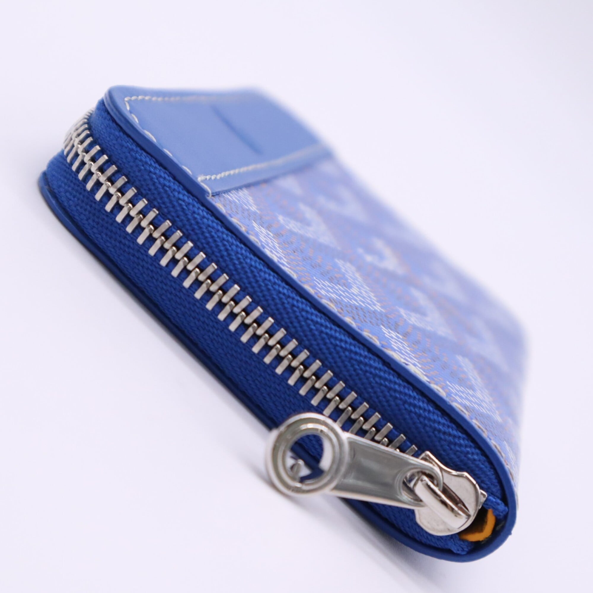 Goyard Blue Multi-Color Coated Canvas Leather Wallet (Bi-Fold) (Pre-Owned)
