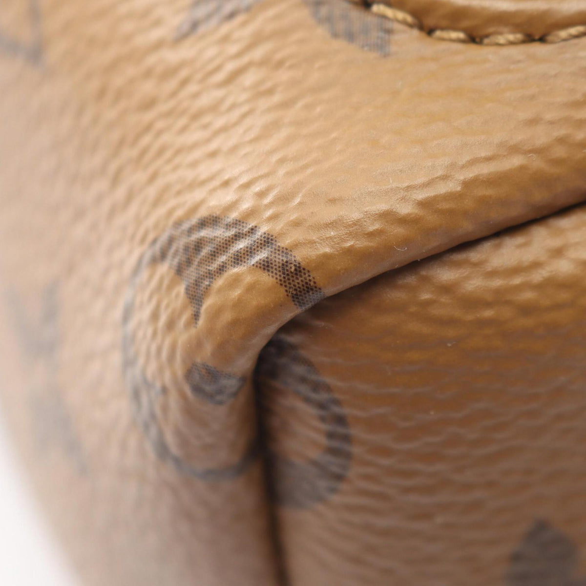 Louis Vuitton Black Brown Coated Canvas Leather Backpack Handbag (Pre-Owned)