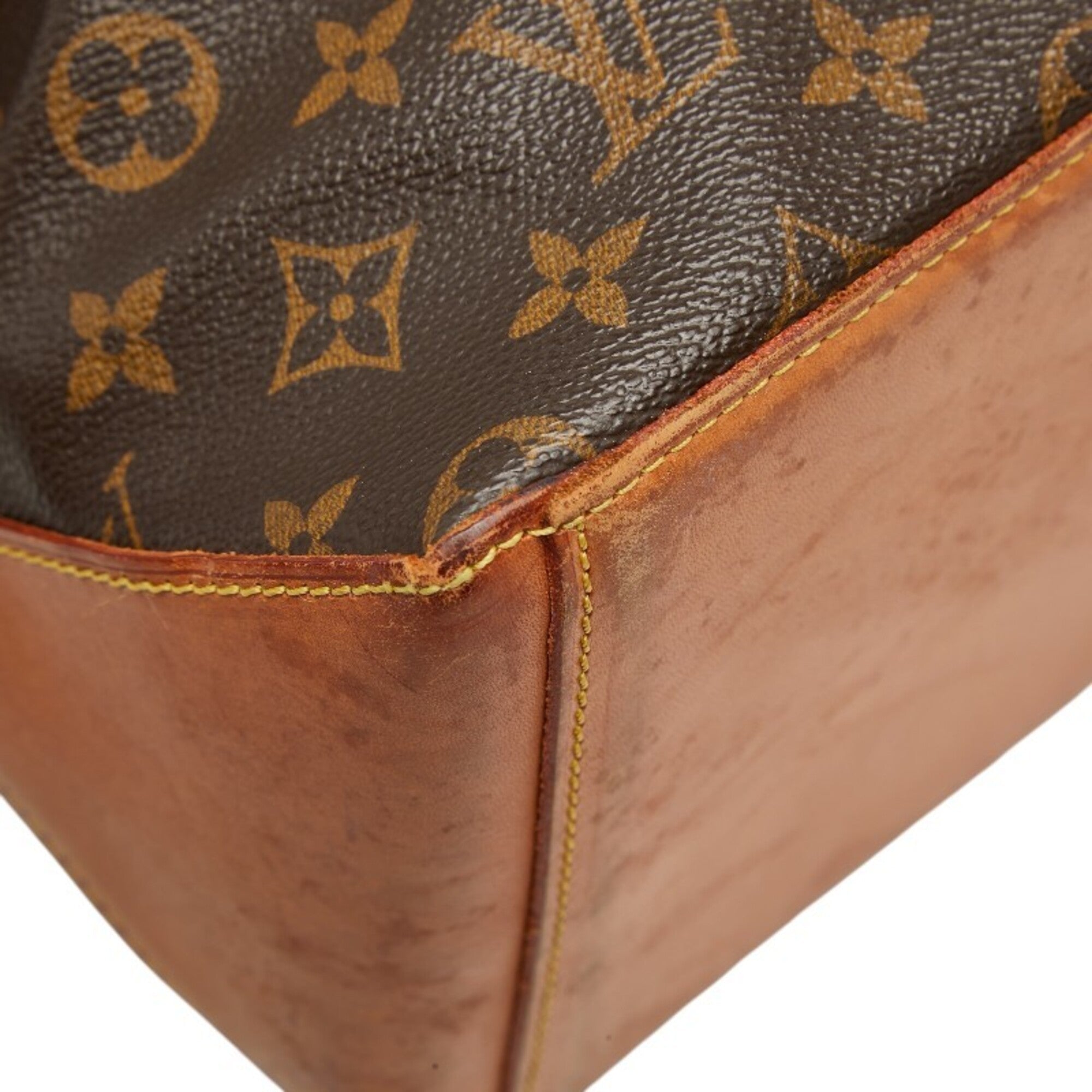 Louis Vuitton Brown Pvc Leather Shoulder Bag Tote Bag (Pre-Owned)