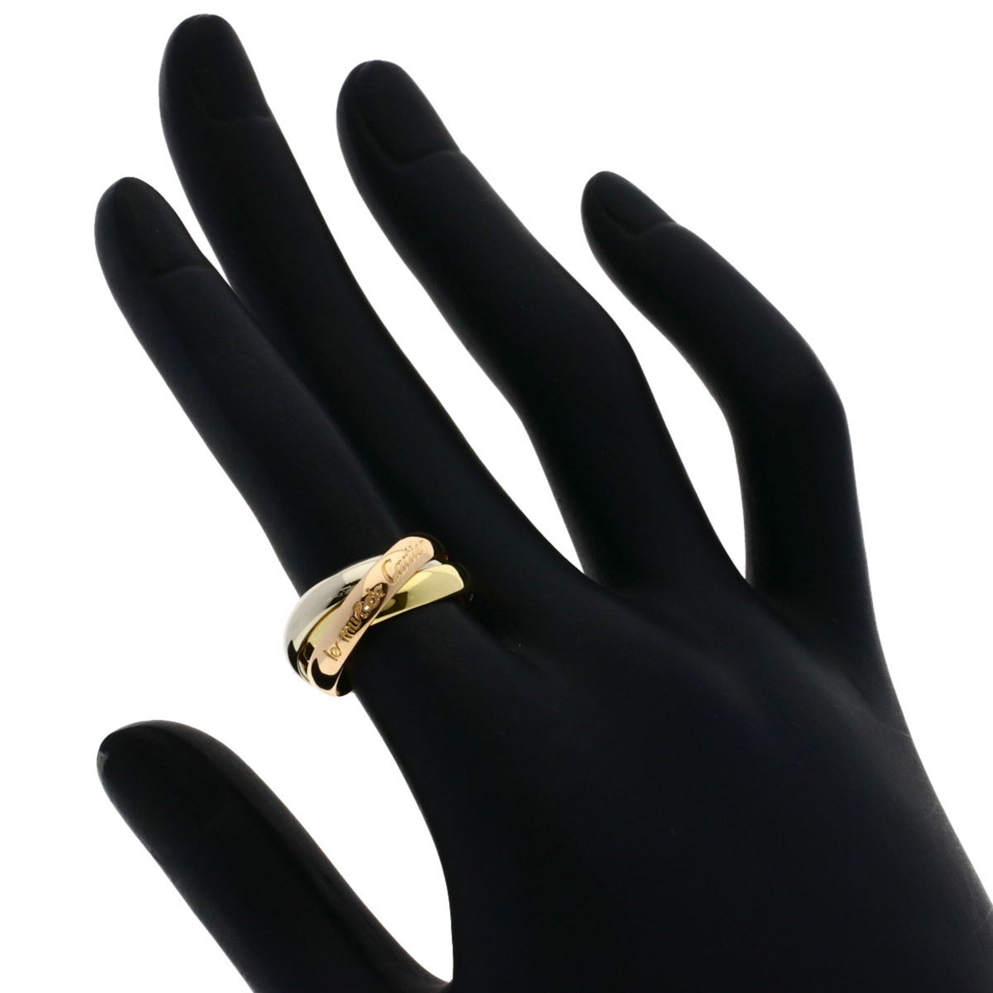 Cartier Yellow Gold (18K) Pink Gold (18K) White Gold (18K) Band Ring (Pre-Owned)