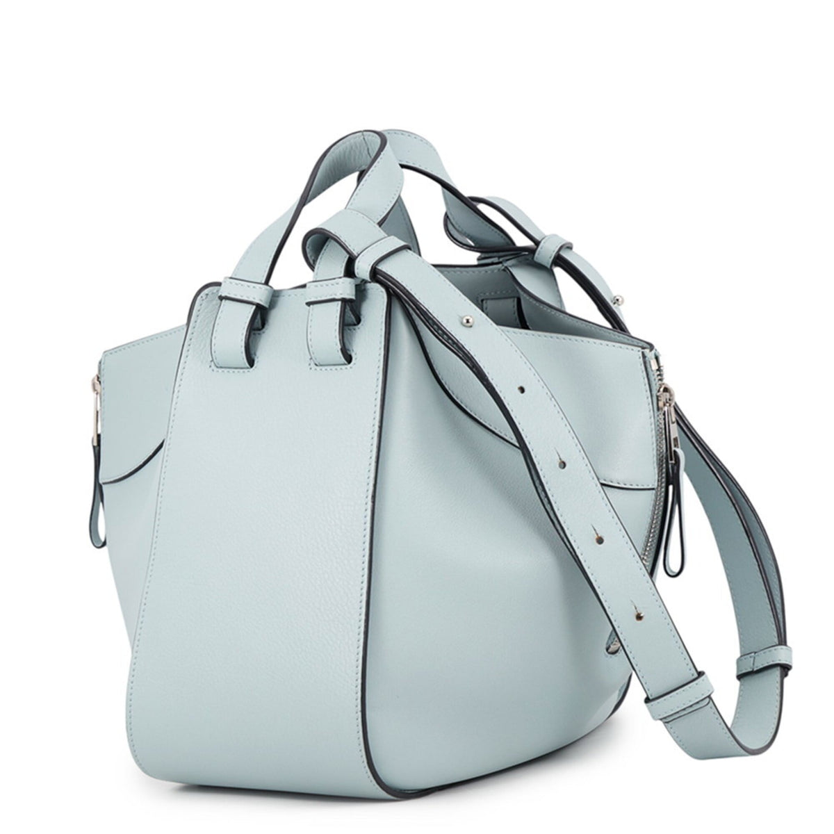 Loewe Hammock Blue Leather Handbag (Pre-Owned)