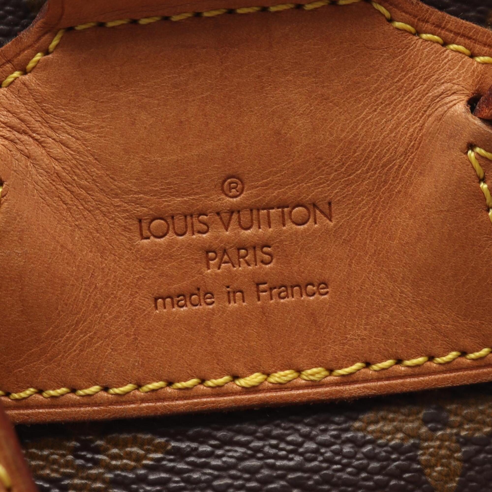 Louis Vuitton Brown Monogram Pvc Coated Canvas Leather Backpack (Pre-Owned)