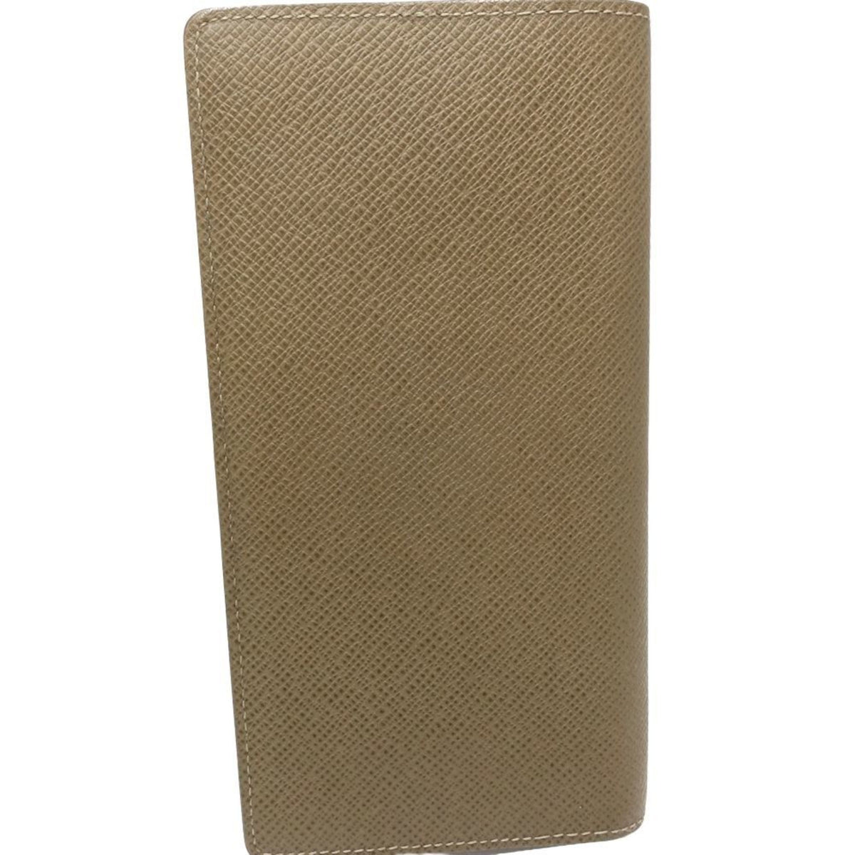 Louis Vuitton Khaki Taiga Leather Long Wallet (Bi-Fold) (Pre-Owned)