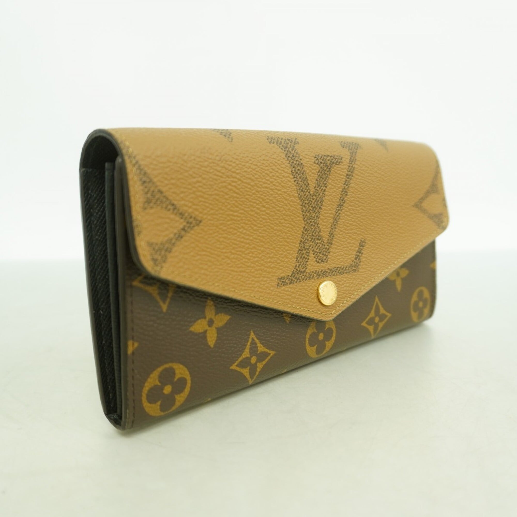 Louis Vuitton Brown Long Wallet (Bi-Fold) (Pre-Owned)