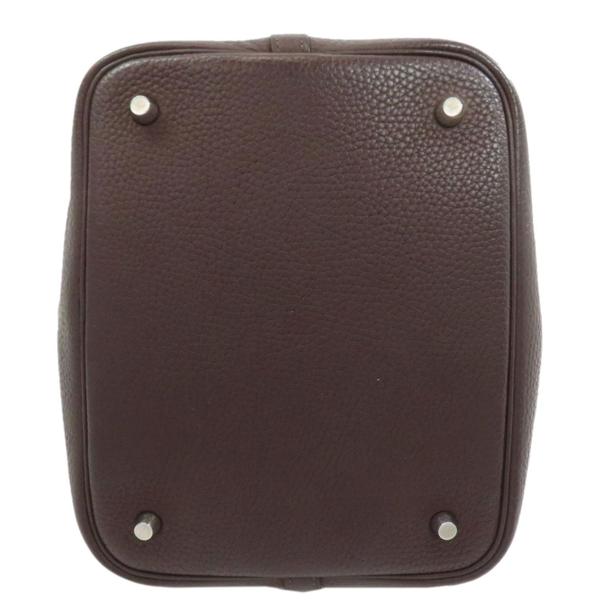 Hermes Brown Leather Handbag (Pre-Owned)