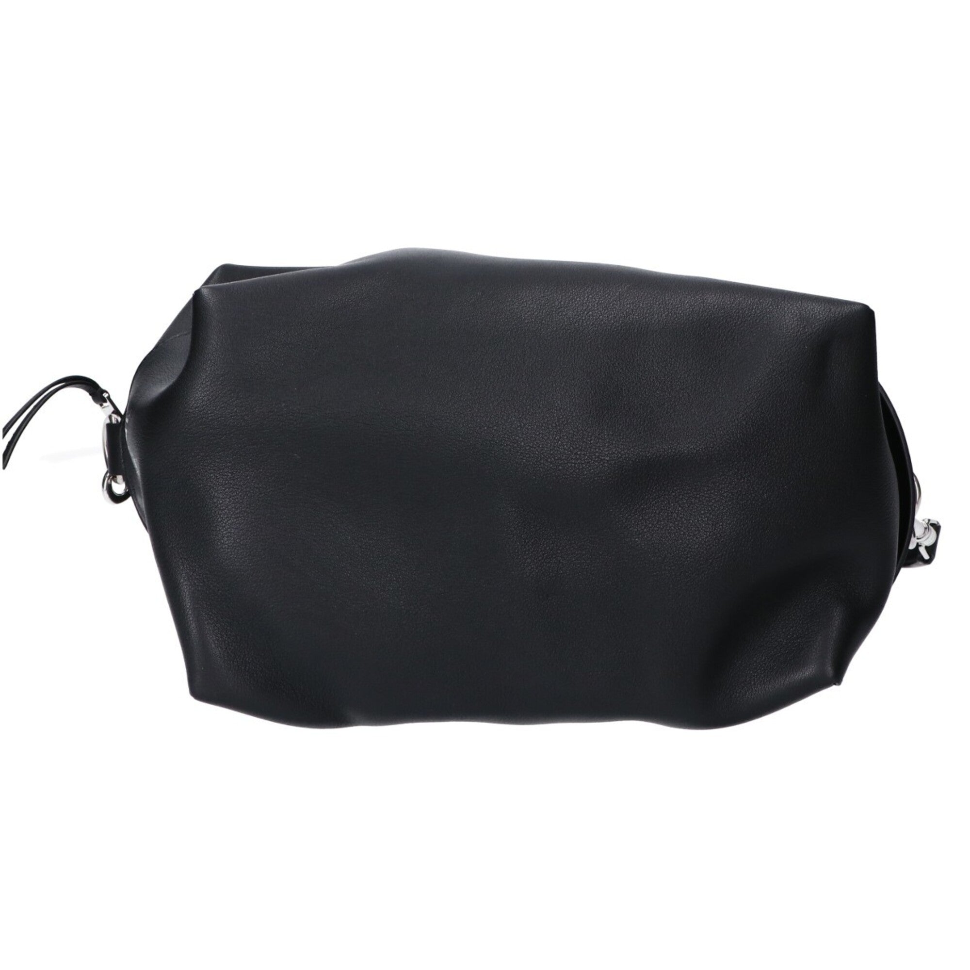 Celine Black Leather Messenger Bag Shoulder Bag (Pre-Owned)