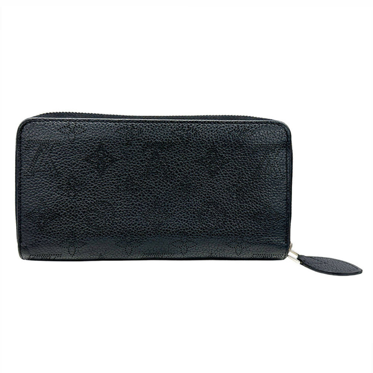 Louis Vuitton Black Noir Mahina Leather Long Wallet (Bi-Fold) (Pre-Owned)