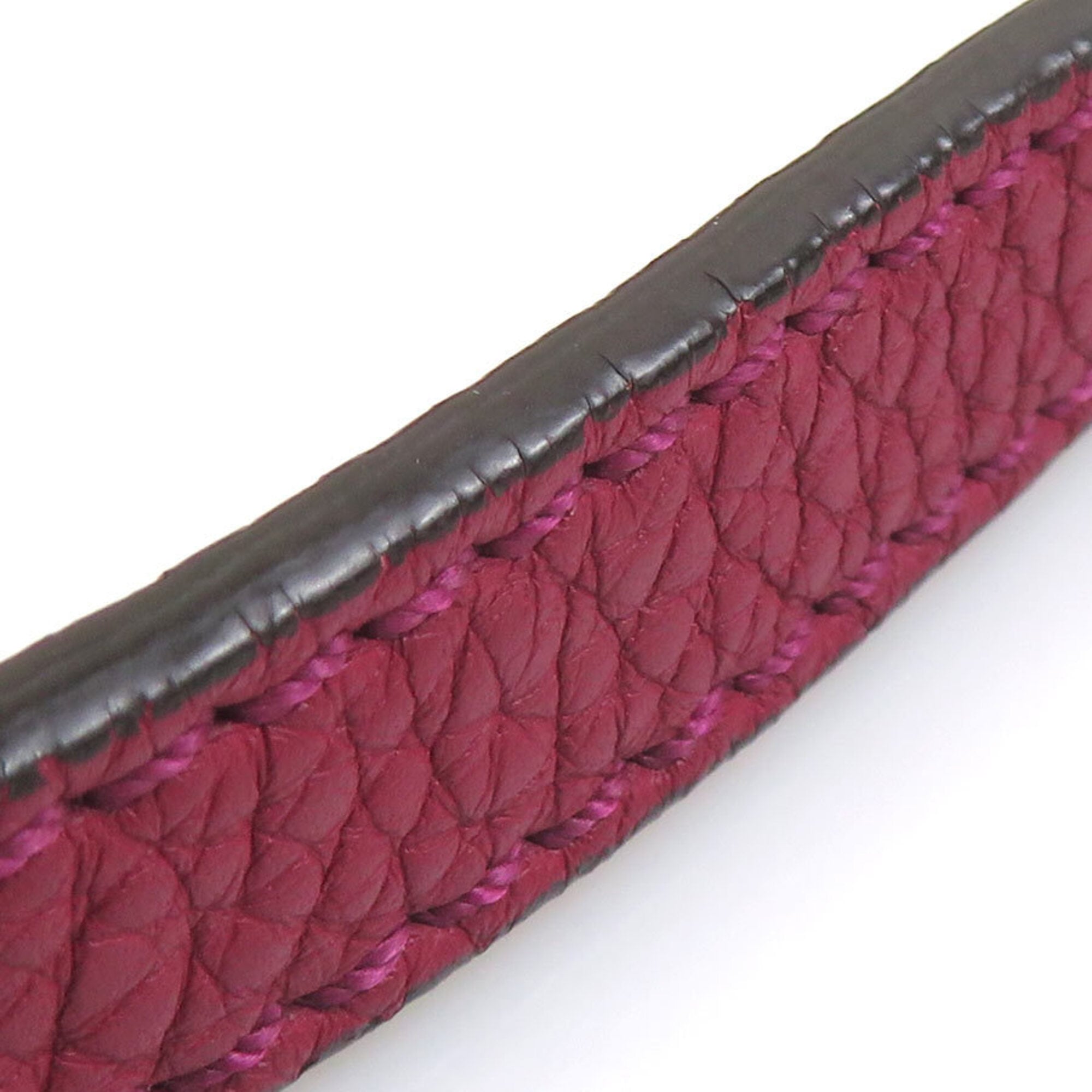 Fendi Bordeaux Leather Shoulder Bag (Pre-Owned)