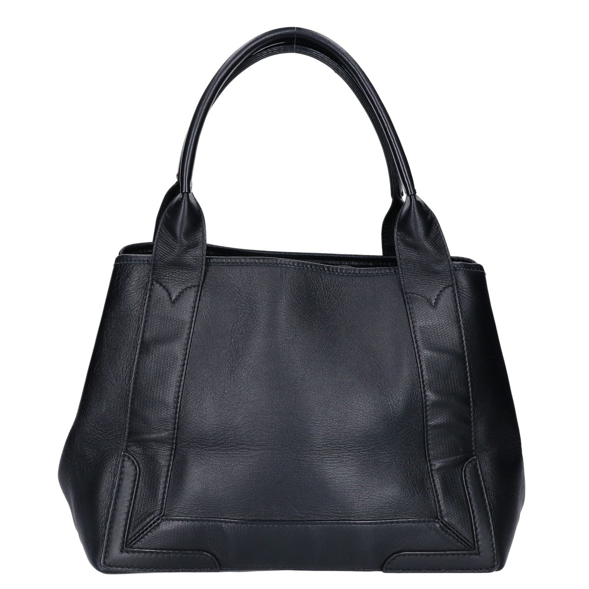 Balenciaga Navy Leather Pouch Tote Bag (Pre-Owned)