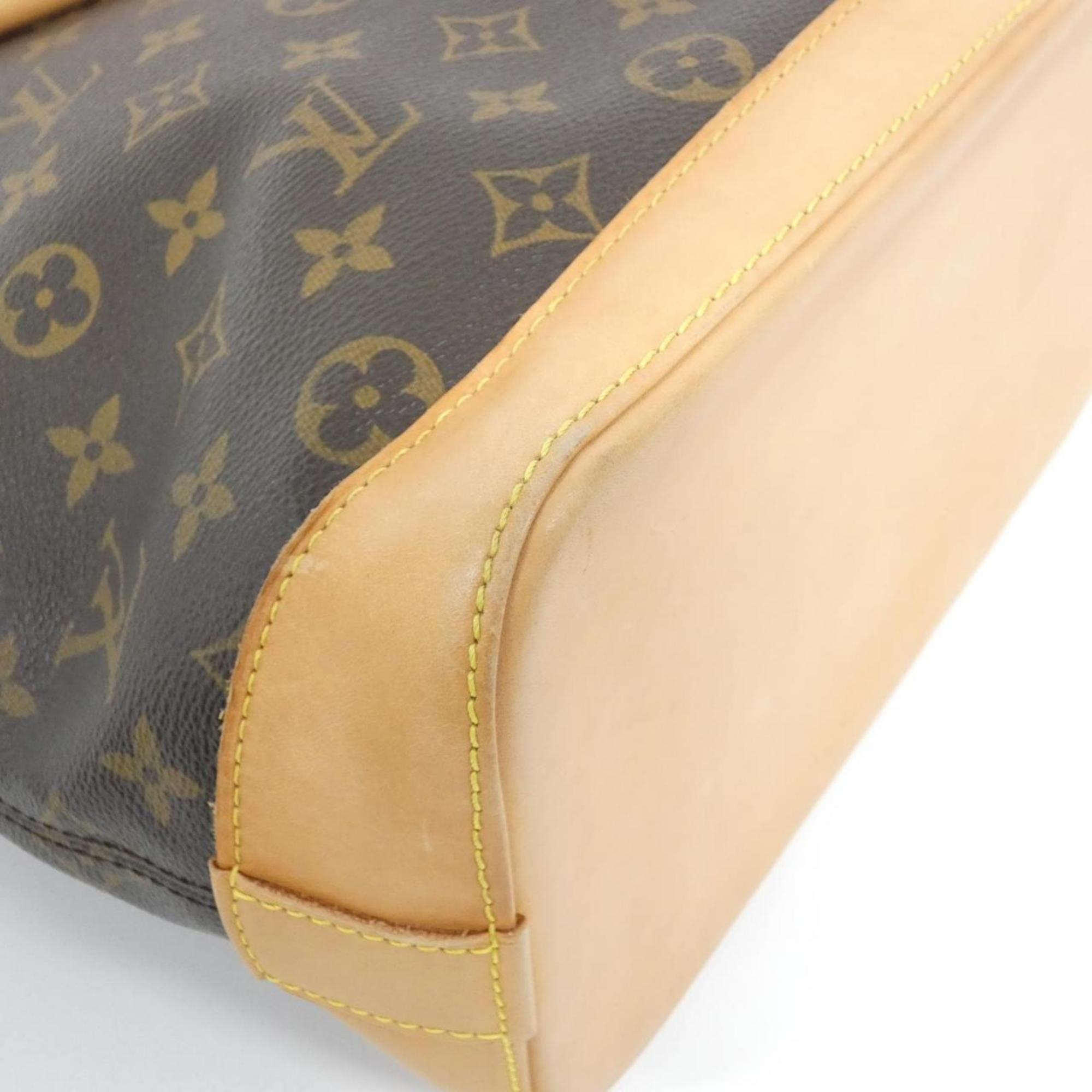 Louis Vuitton Monogram Marron Coated Canvas Handbag (Pre-Owned)