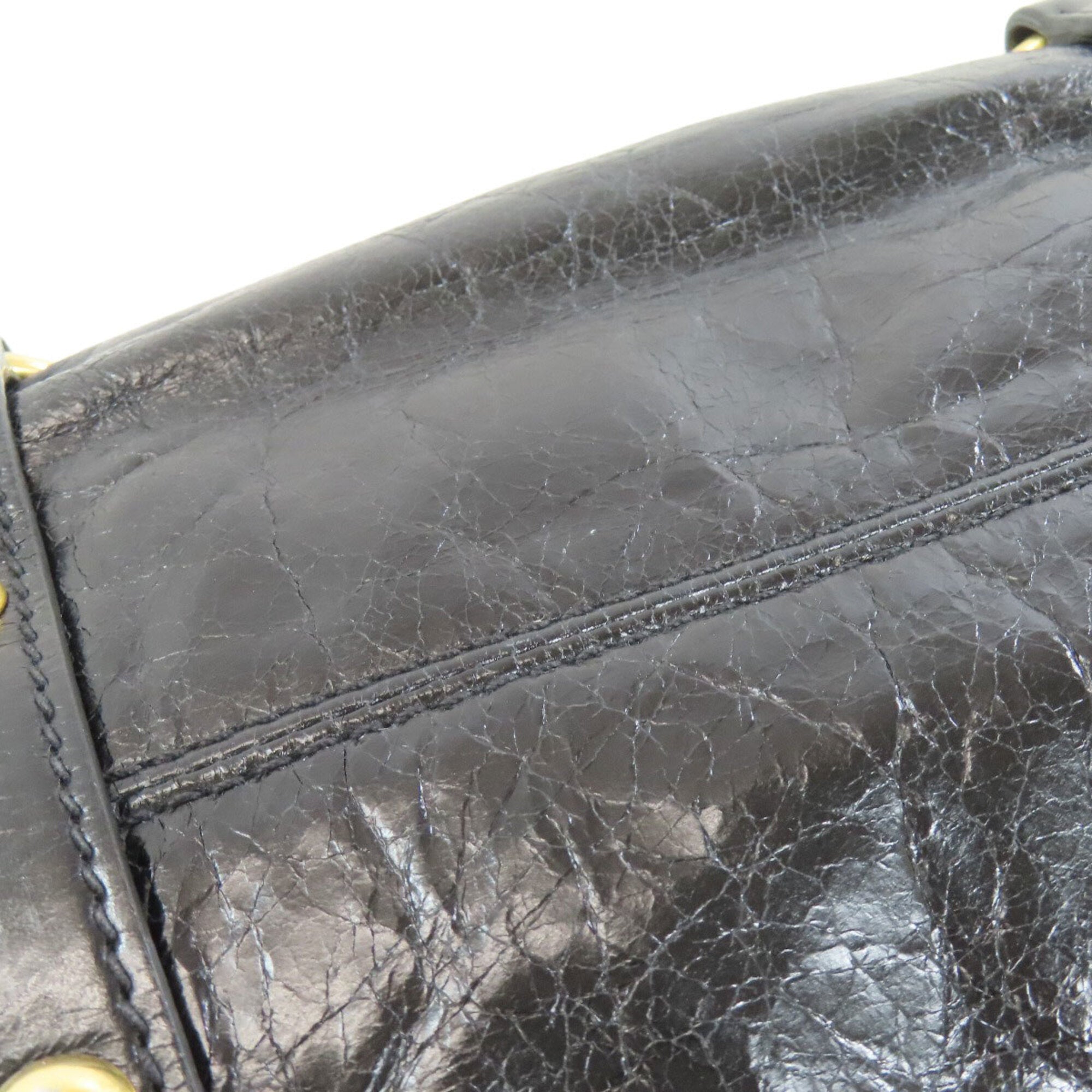 Miu Miu Black Leather Handbag (Pre-Owned)