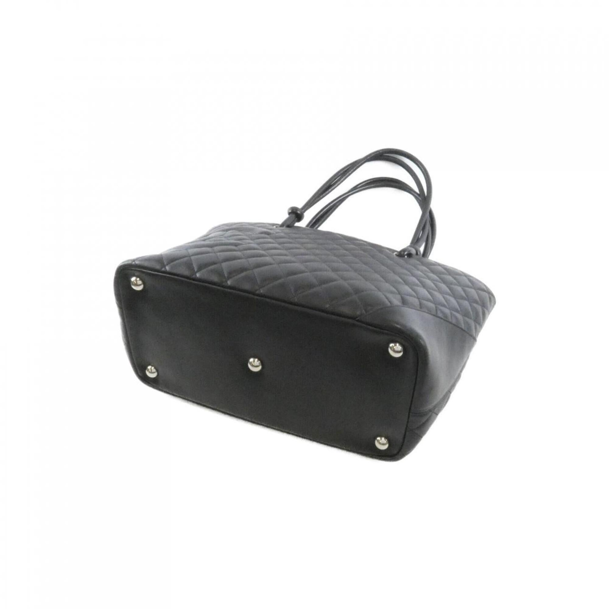 Chanel Black Cambon Ligne Handbag (Pre-Owned)