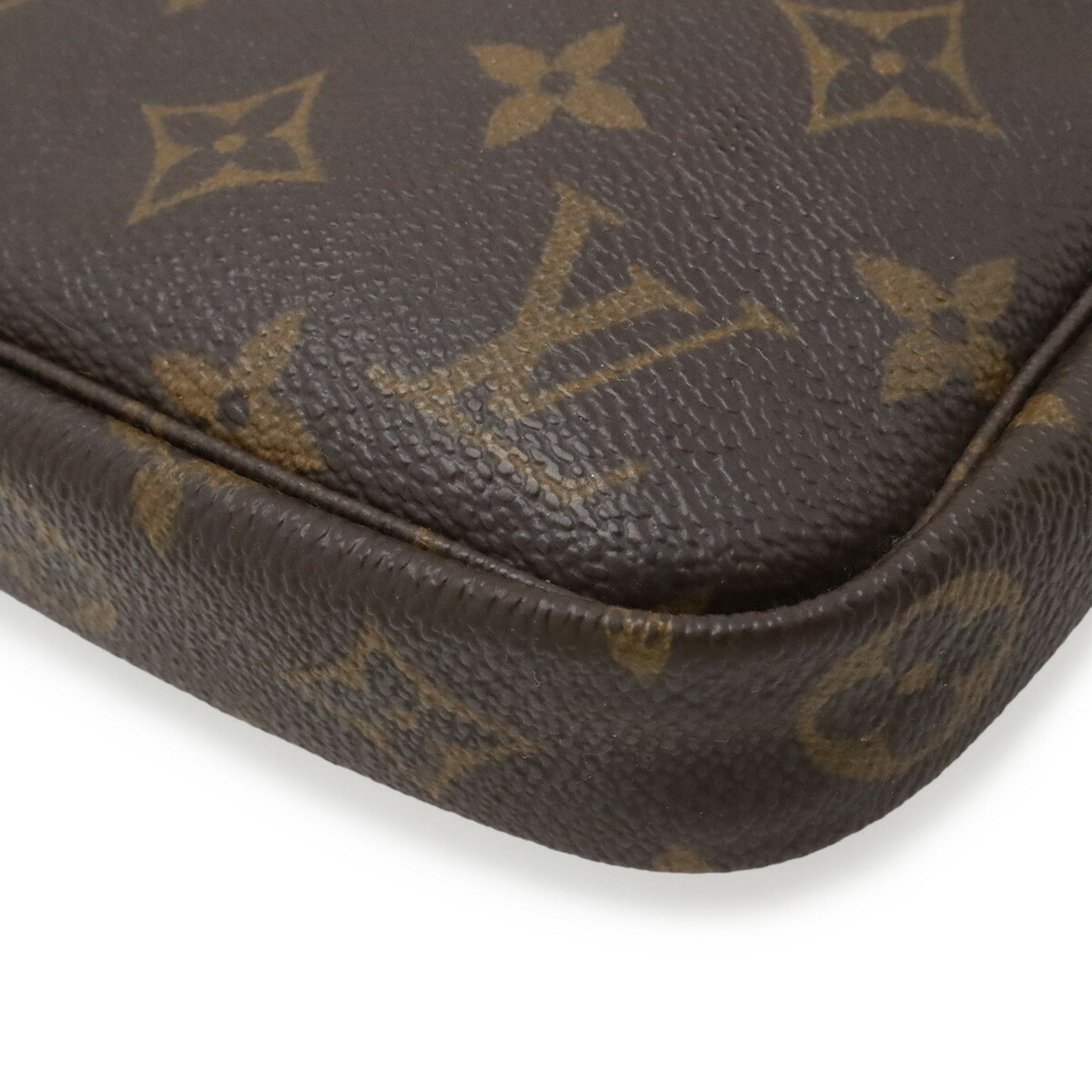 Louis Vuitton Monogram Brown Monogram Handbag Pochette (Pre-Owned)