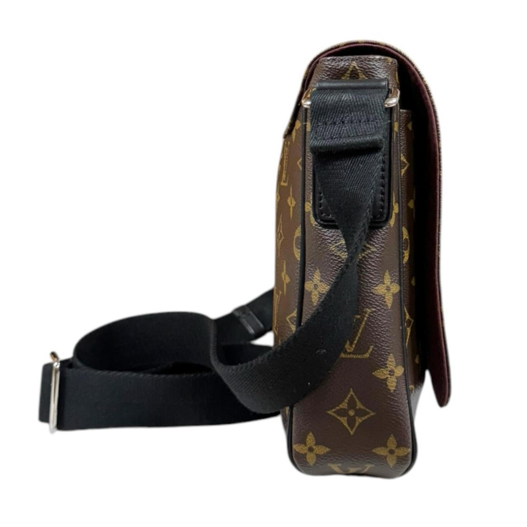 Louis Vuitton Black Brown Monogram Shoulder Bag (Pre-Owned)