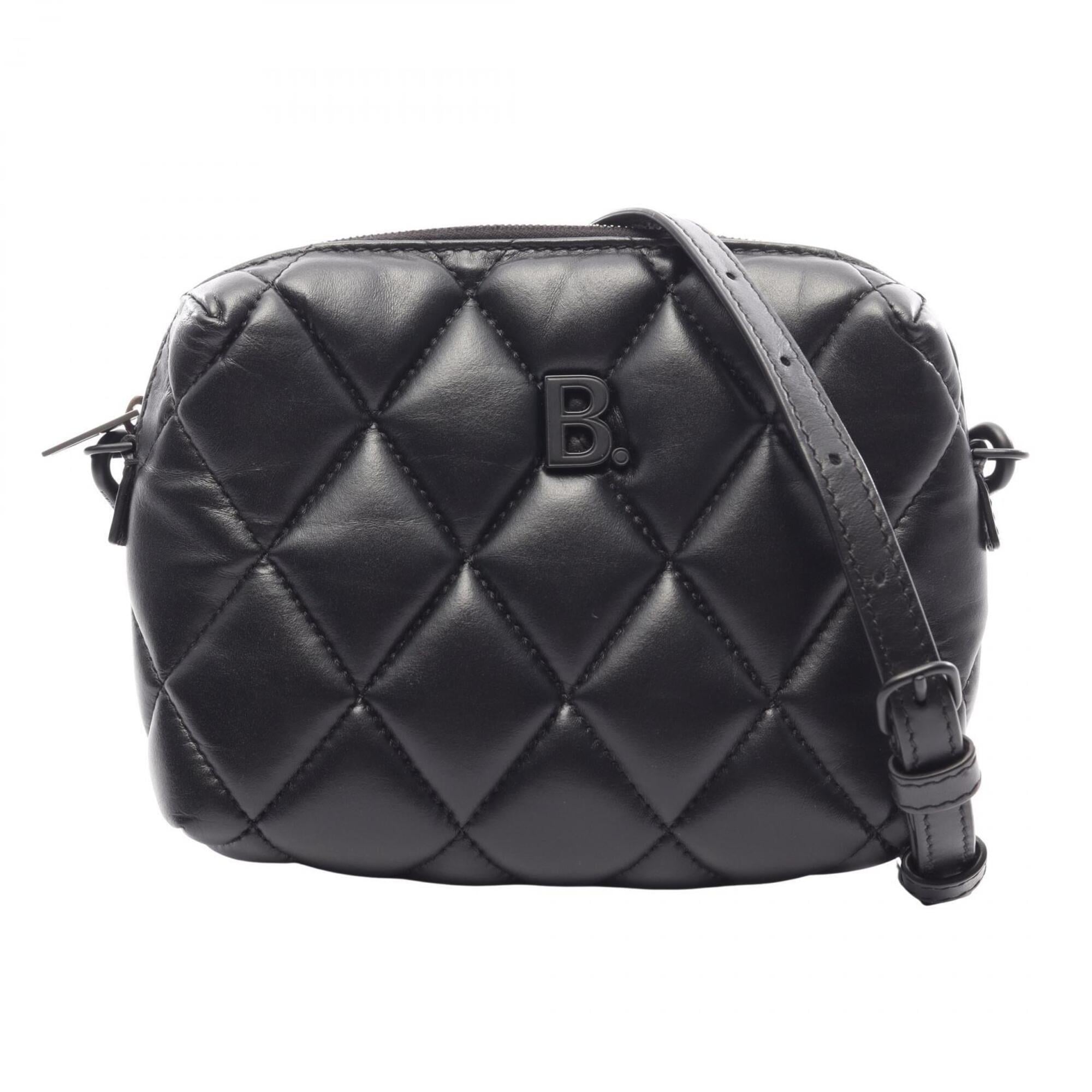 Balenciaga Black Leather Shoulder Bag (Pre-Owned)