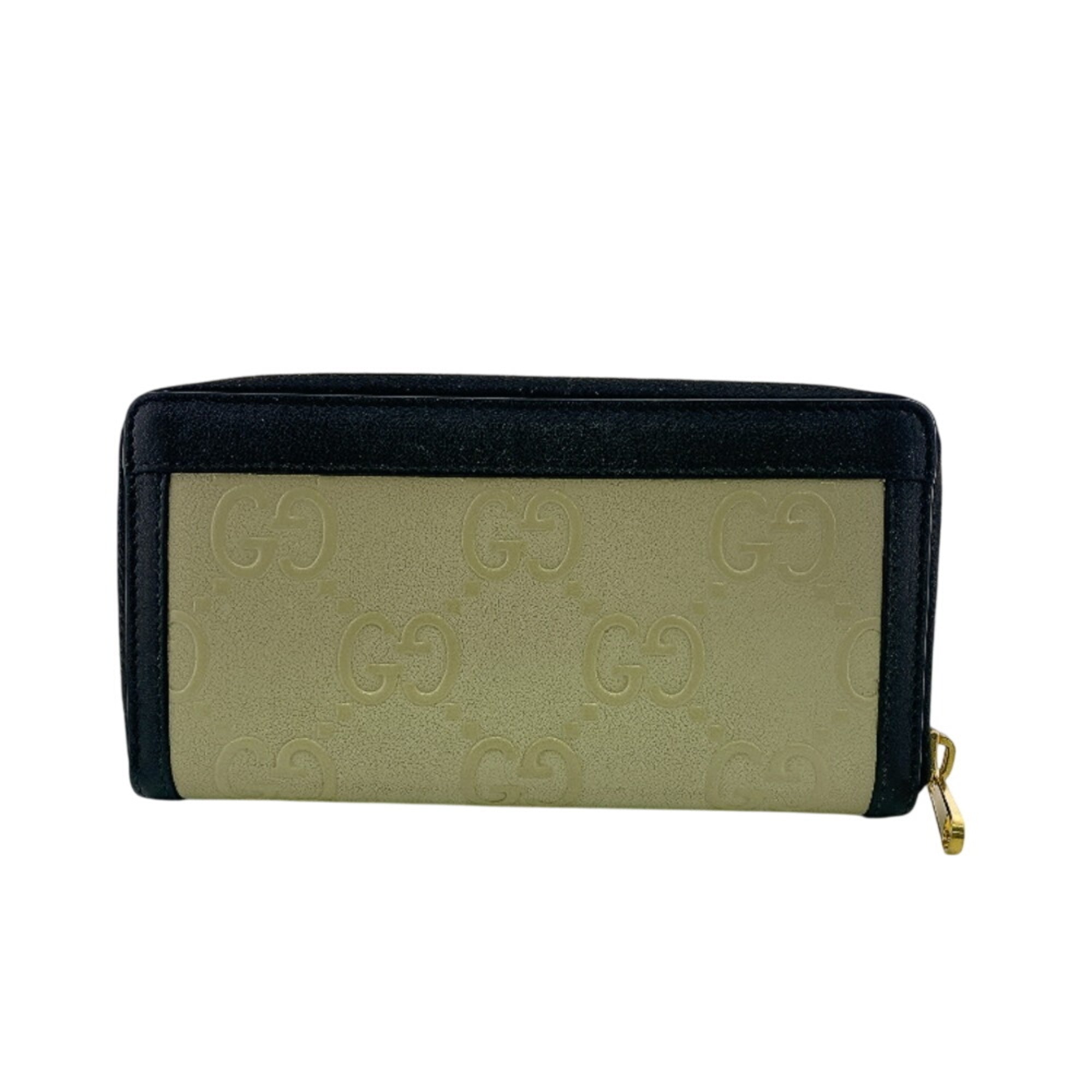 Gucci Beige Gg Supreme Long Wallet (Bi-Fold) (Pre-Owned)