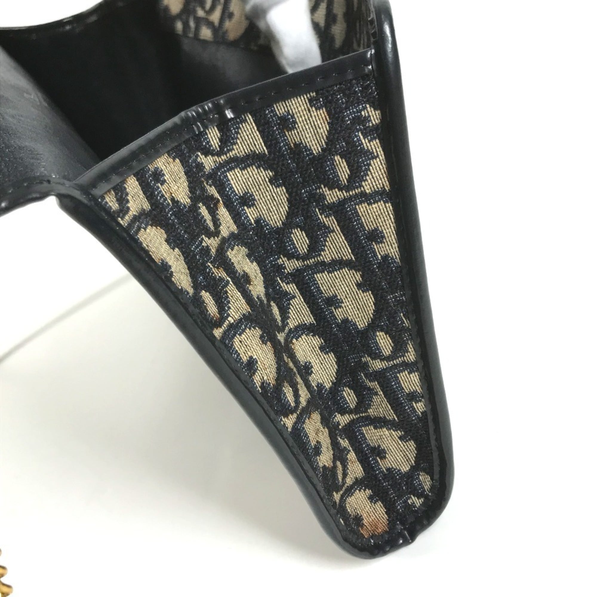 Christian Dior Navy Trotter Clutch Bag Shoulder Bag (Pre-Owned)