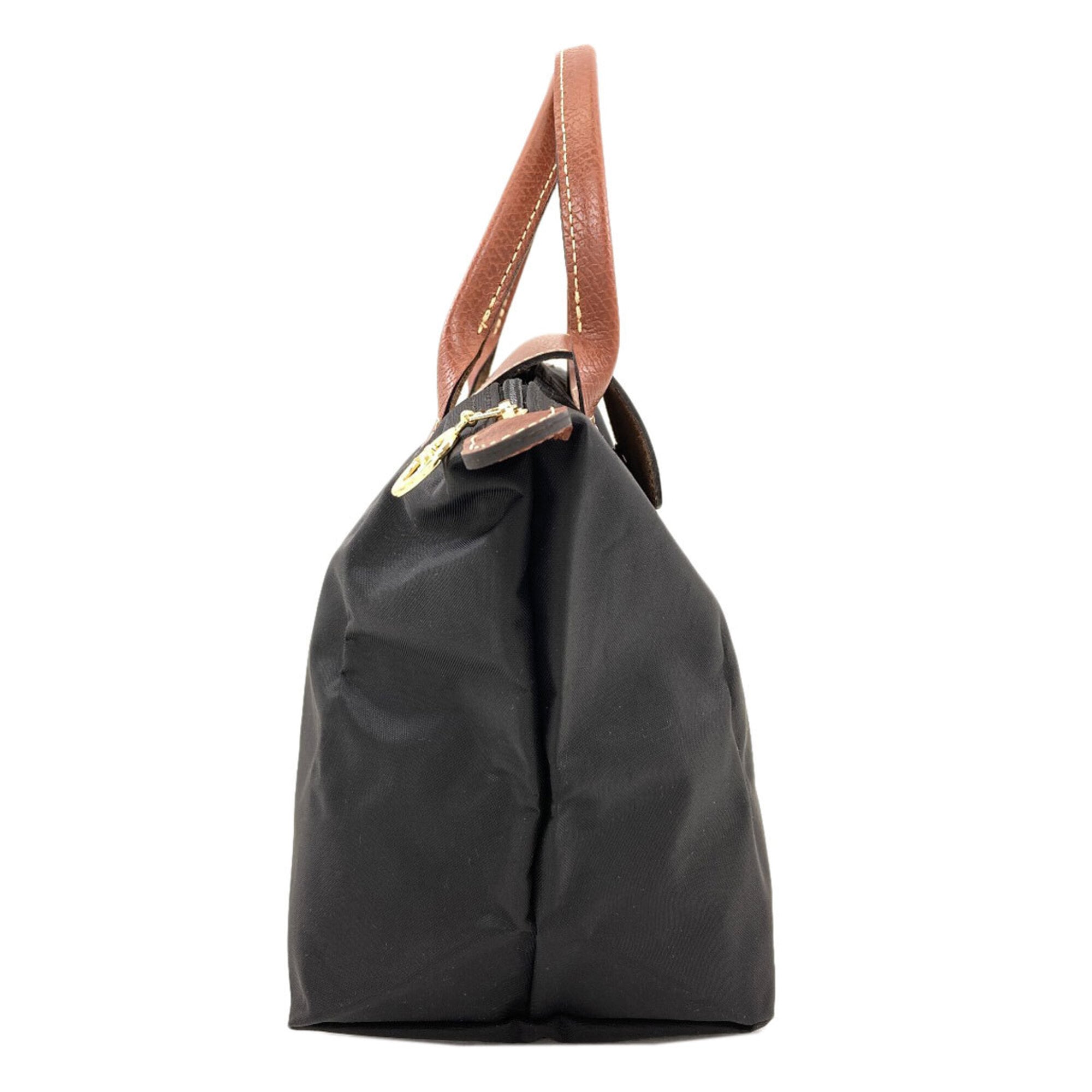 Longchamp Black Nylon Handbag (Pre-Owned)