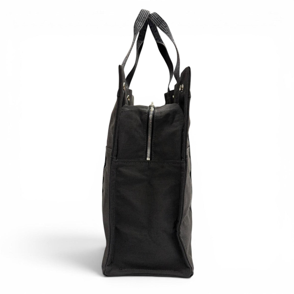 Hermes Gray Polyamide Polyester Handbag Tote Bag (Pre-Owned)