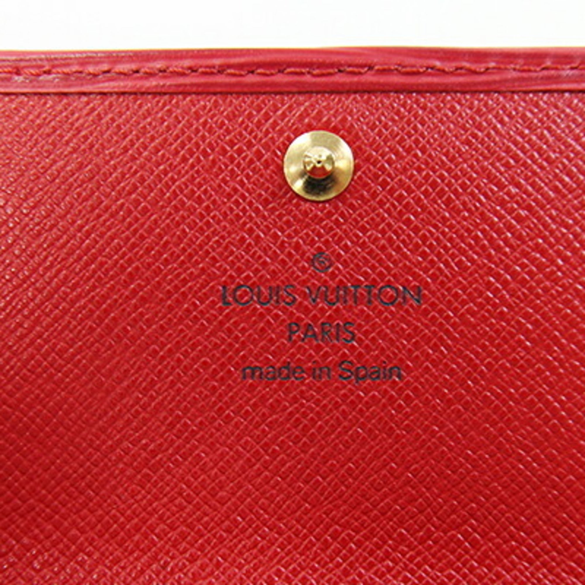 Louis Vuitton Epi Castilian Red Long Wallet (Bi-Fold) (Pre-Owned)