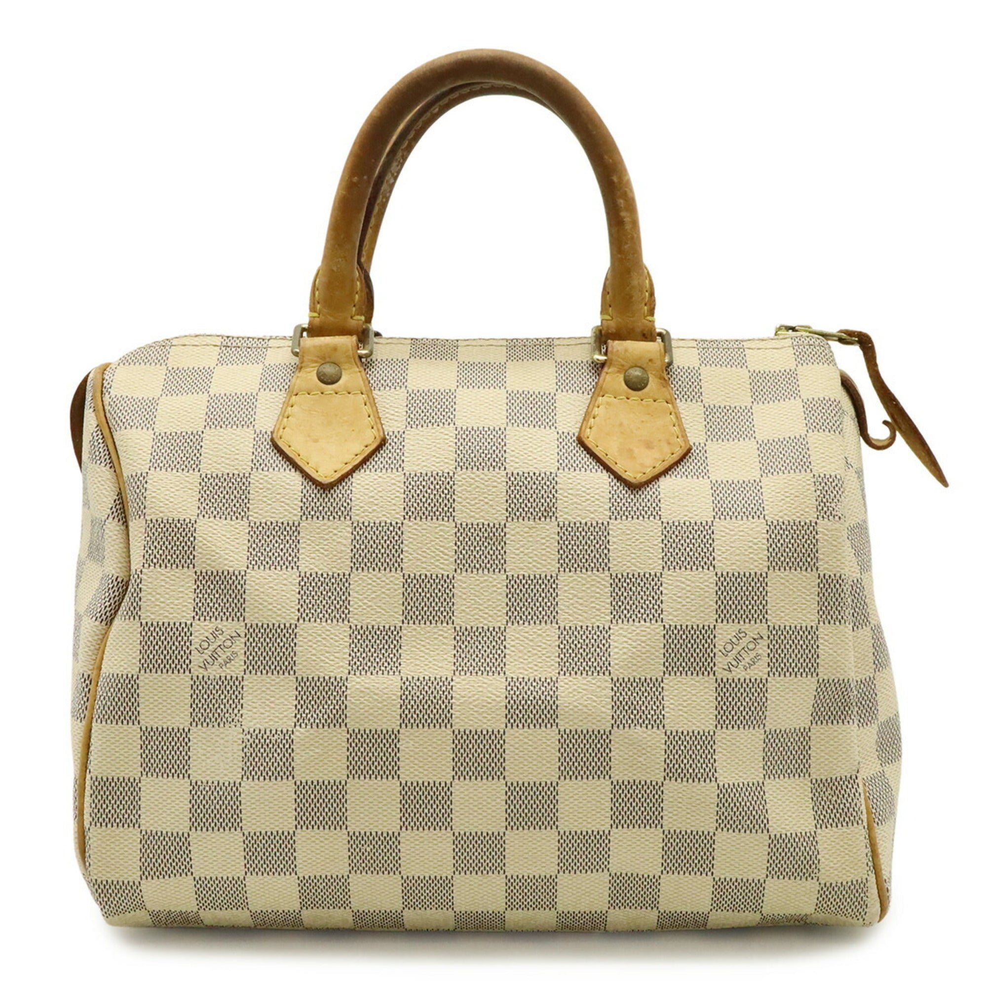 Louis Vuitton Damier Azur Ivory Damier Azur Canvas Pvc Handbag (Pre-Owned)