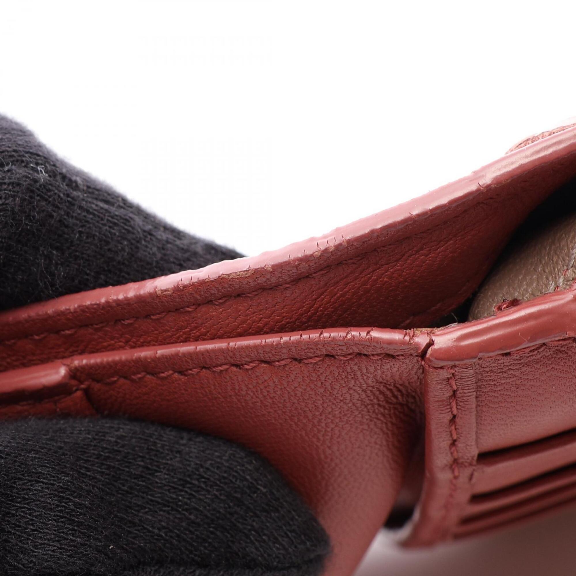 Bottega Veneta Bordeaux Intrecciato Wallet (Bi-Fold) (Pre-Owned)