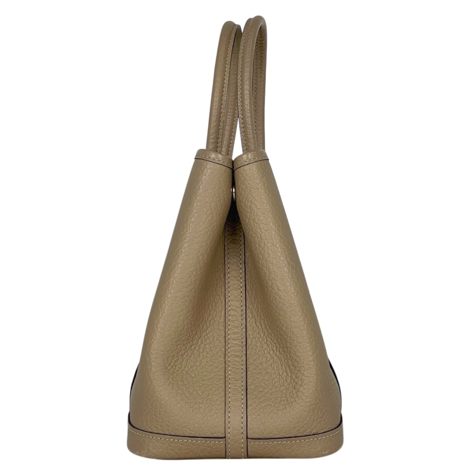 Hermes Garden Vache Leather Handbag Tote Bag (Pre-Owned)