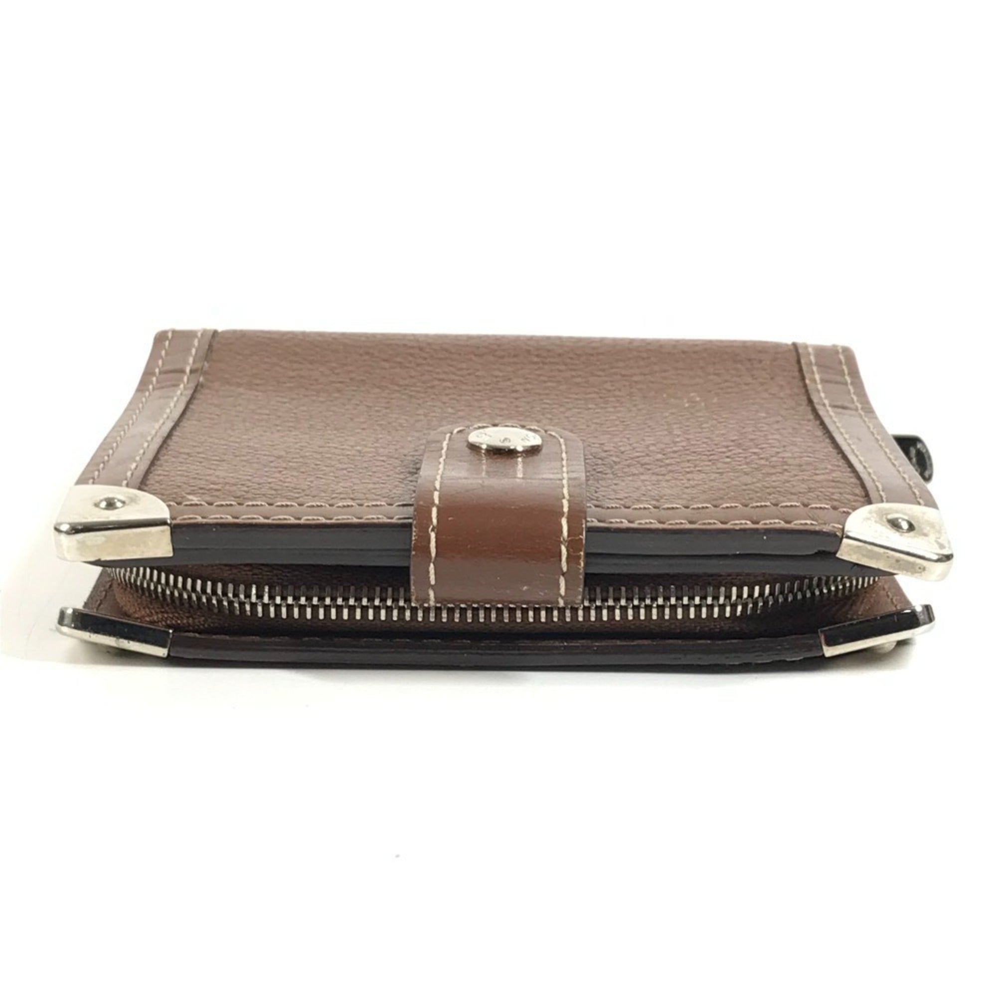 Louis Vuitton Suhali Brown Suhali Leather Wallet (Bi-Fold) (Pre-Owned)
