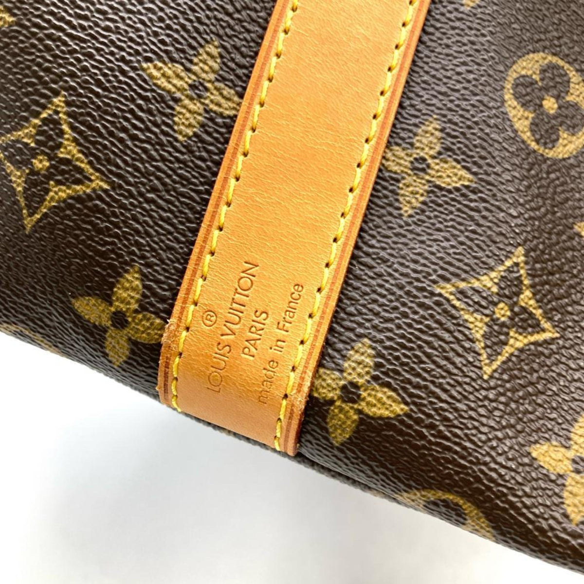 Louis Vuitton Monogram Brown Monogram Leather Boston Bag (Pre-Owned)