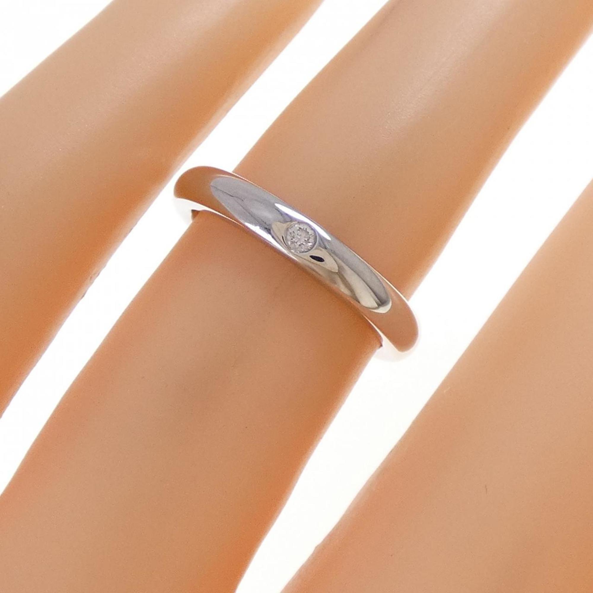 Tiffany Platinum Platinum 950 Band Ring (Pre-Owned)