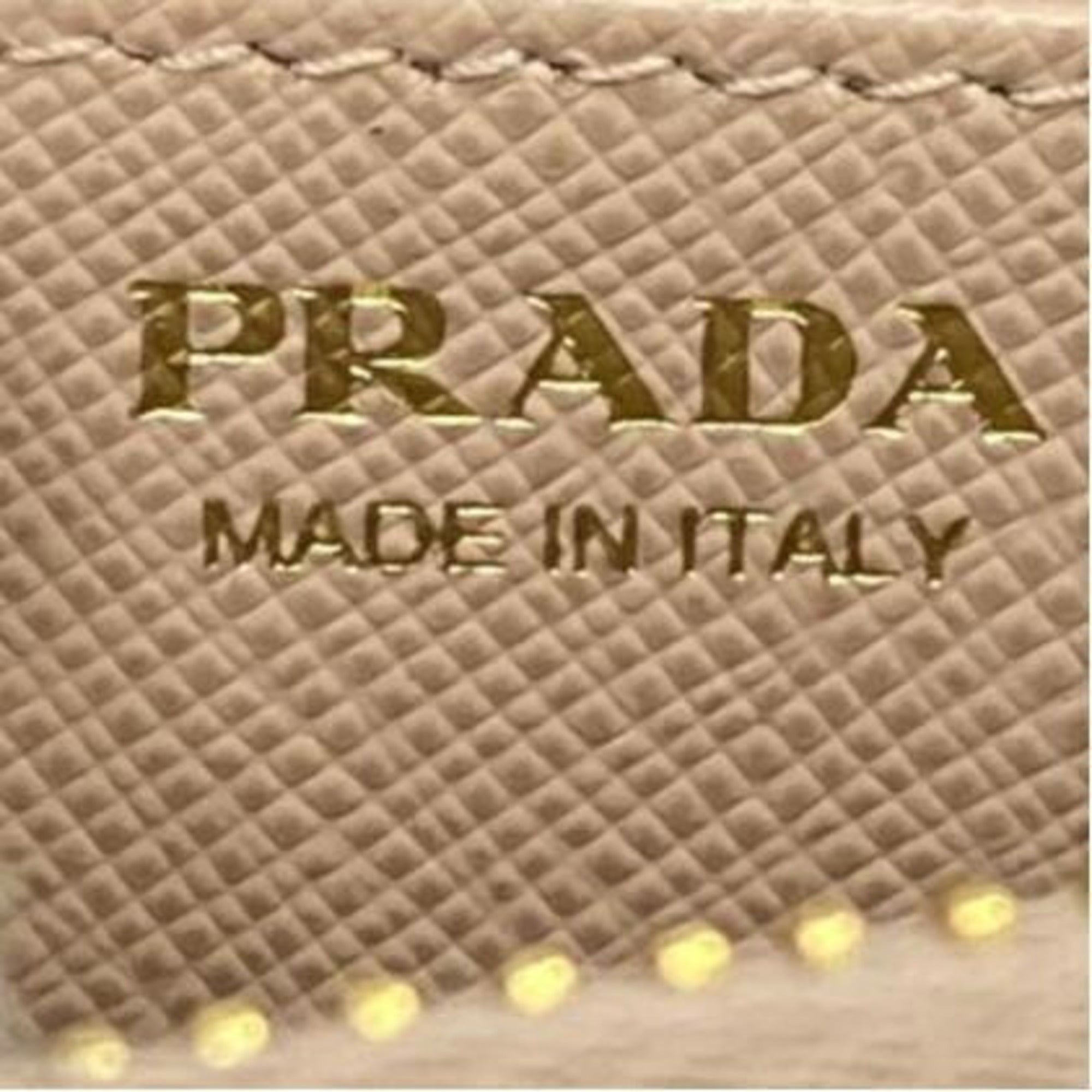 Prada Pink Beige Coin Purse/Coin Case (Pre-Owned)