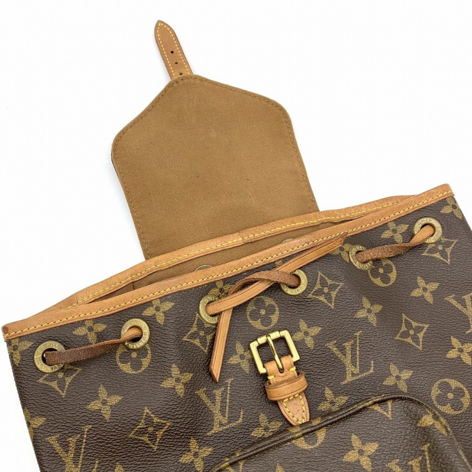 Louis Vuitton Brown Monogram Backpack (Pre-Owned)