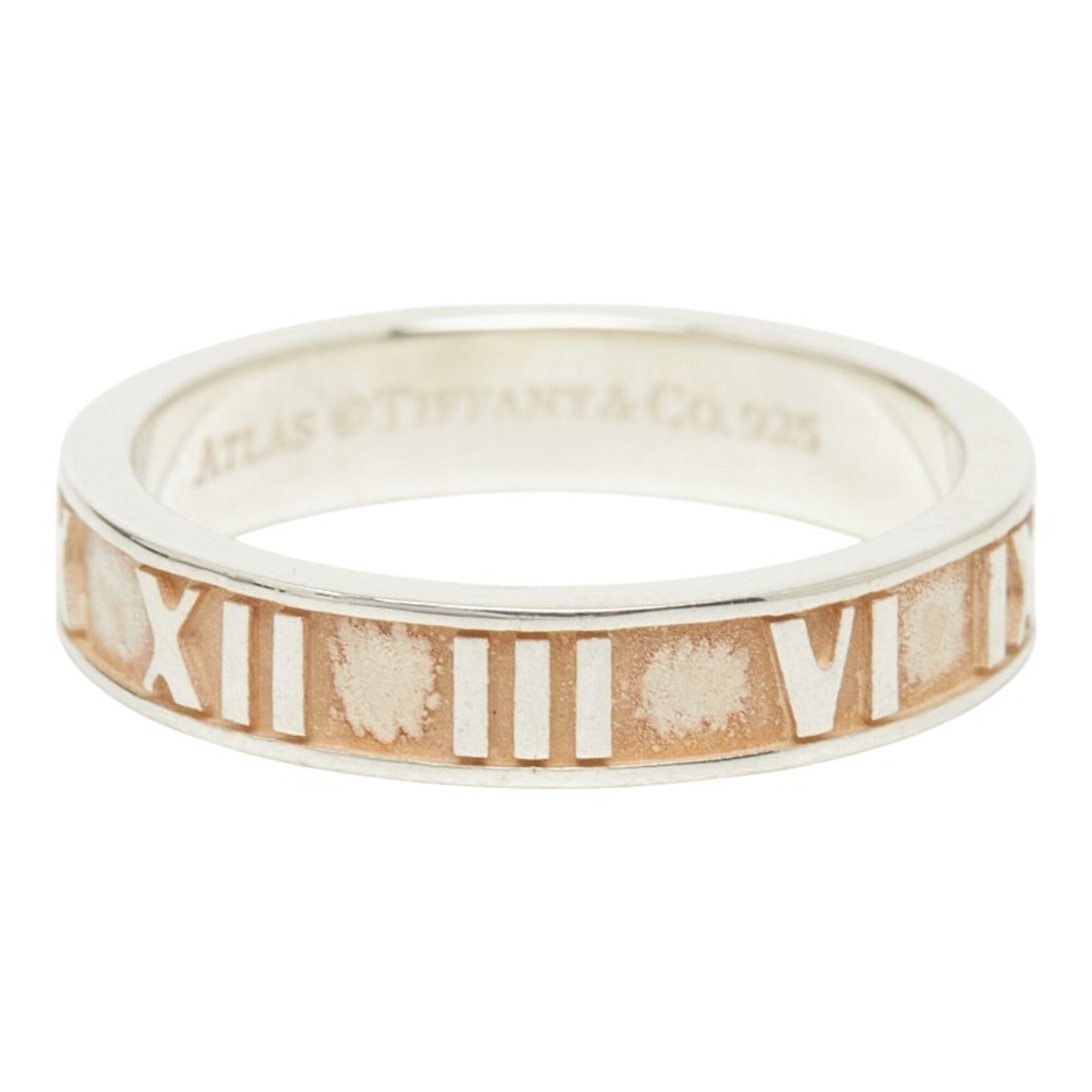 Tiffany Atlas Silver 925 Band Ring (Pre-Owned)
