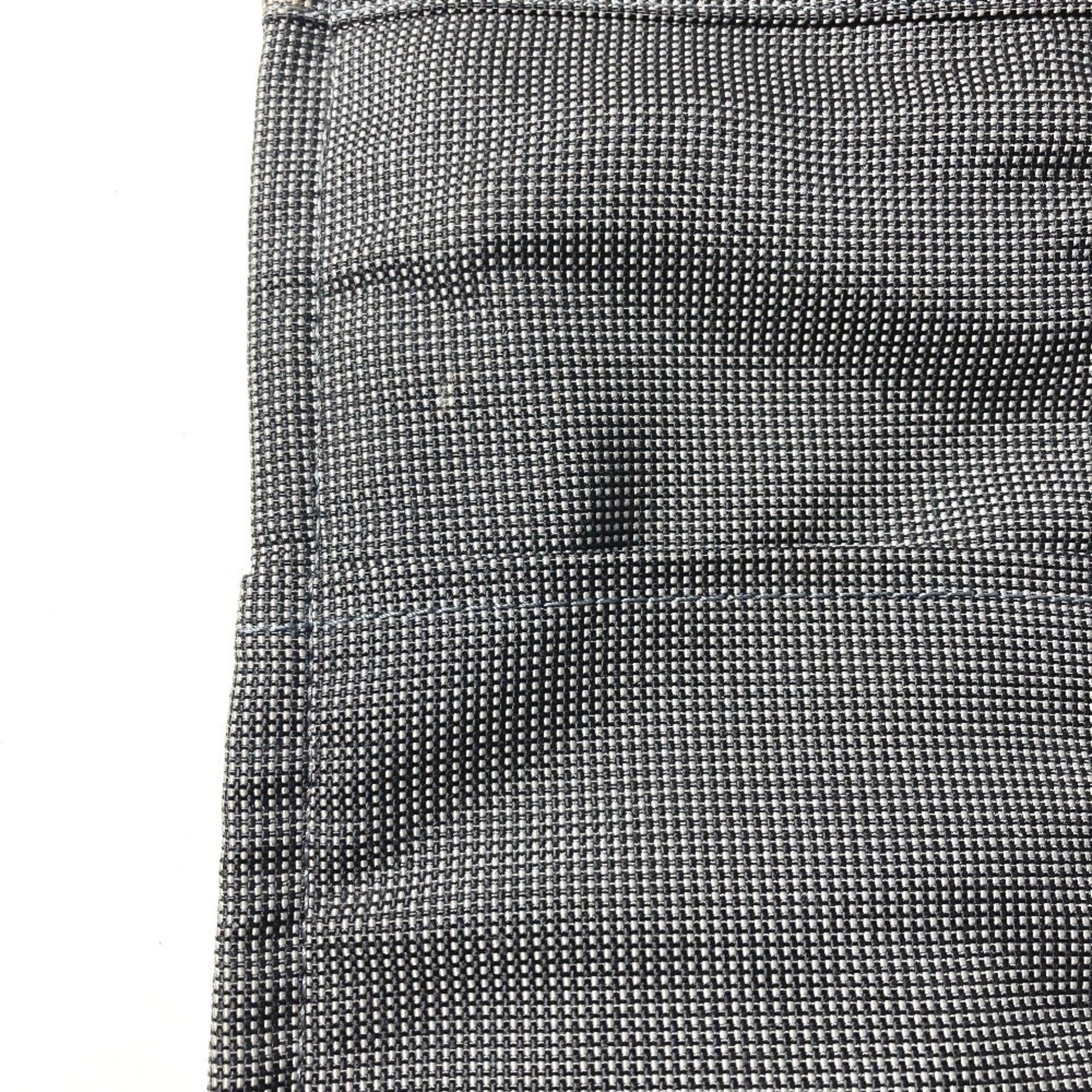 Hermes Her Line Gray Canvas Handbag Tote Bag (Pre-Owned)