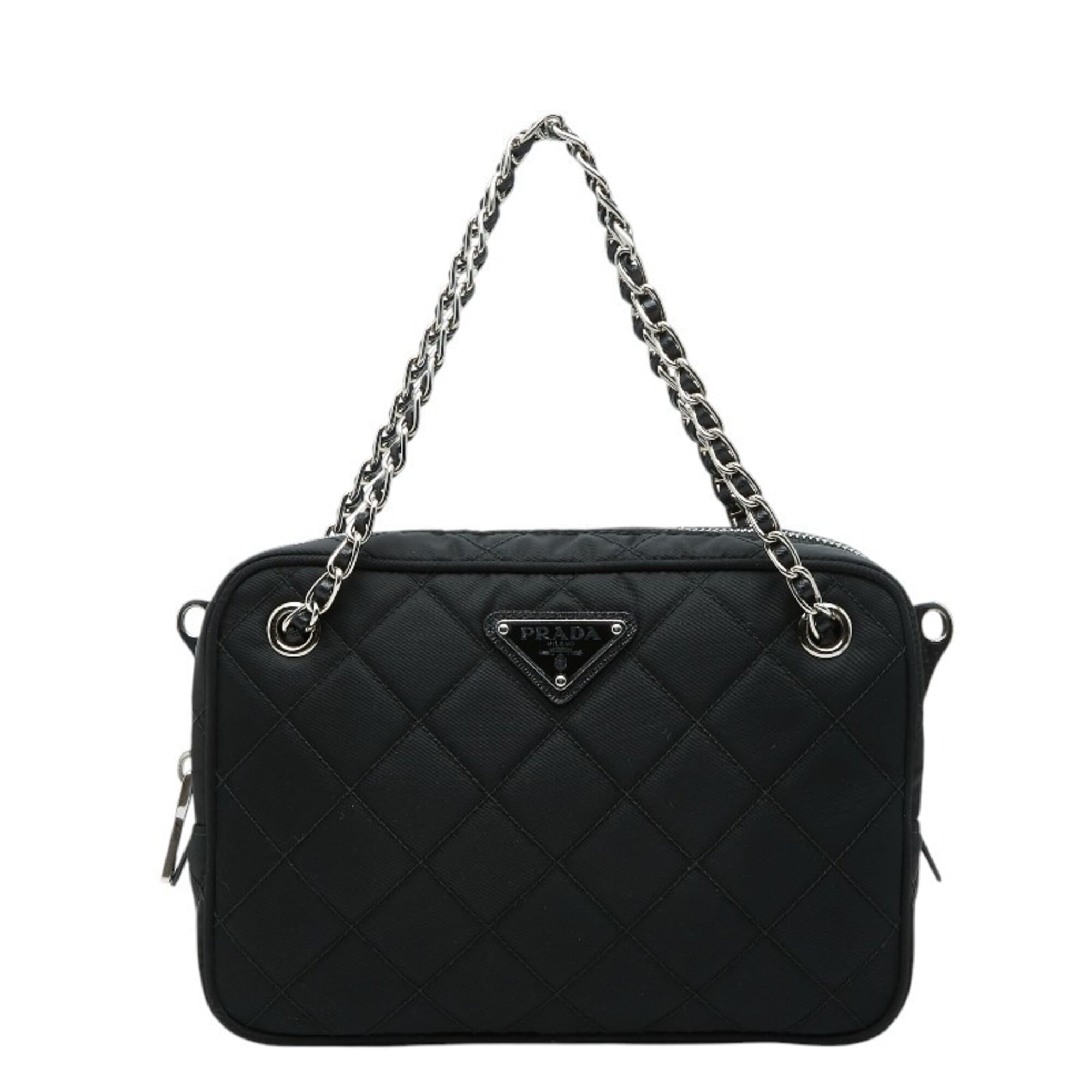 Prada Black Nylon Handbag (Pre-Owned)