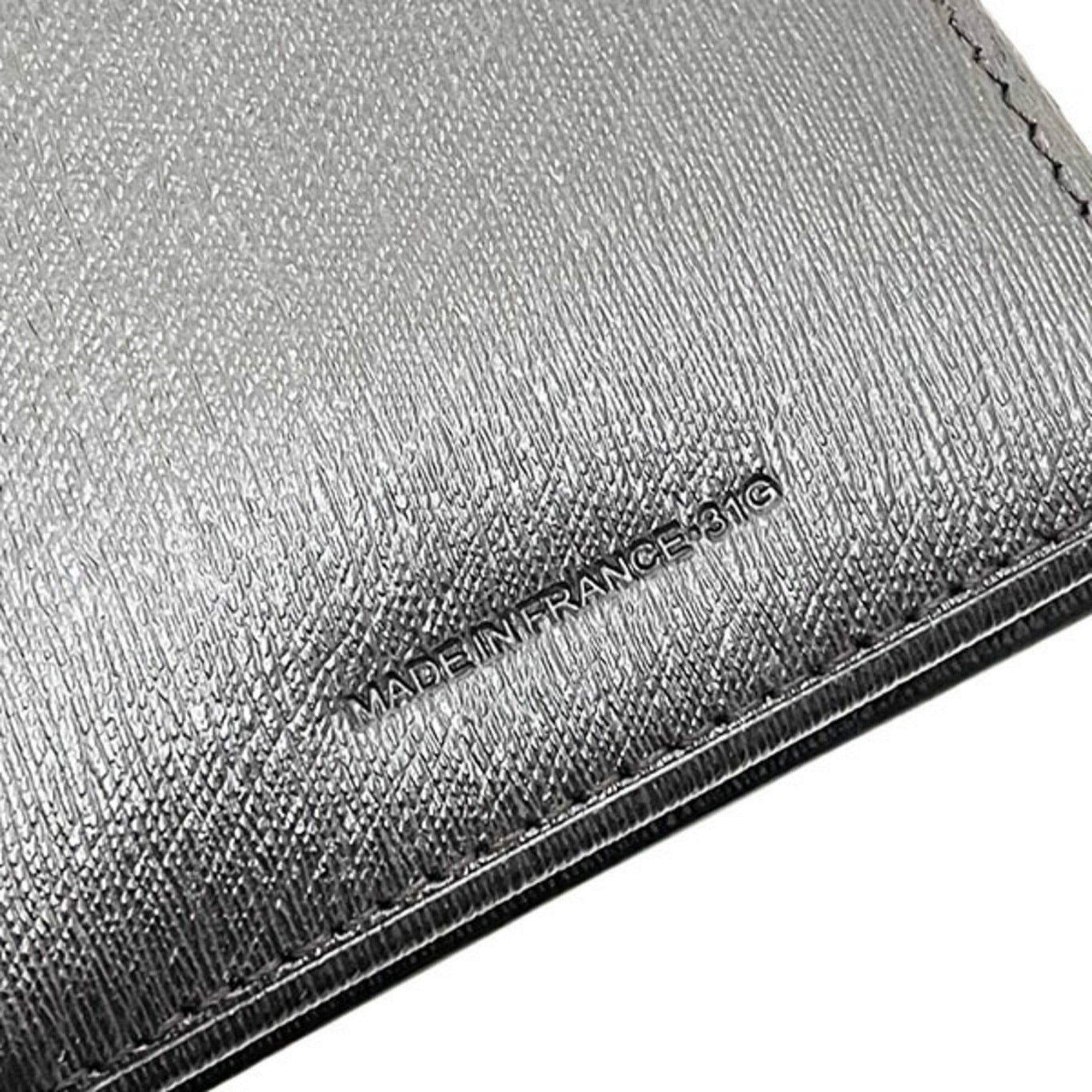 Dunhill Dark Brown Leather Long Bill Wallet (Bi-Fold) (Pre-Owned)