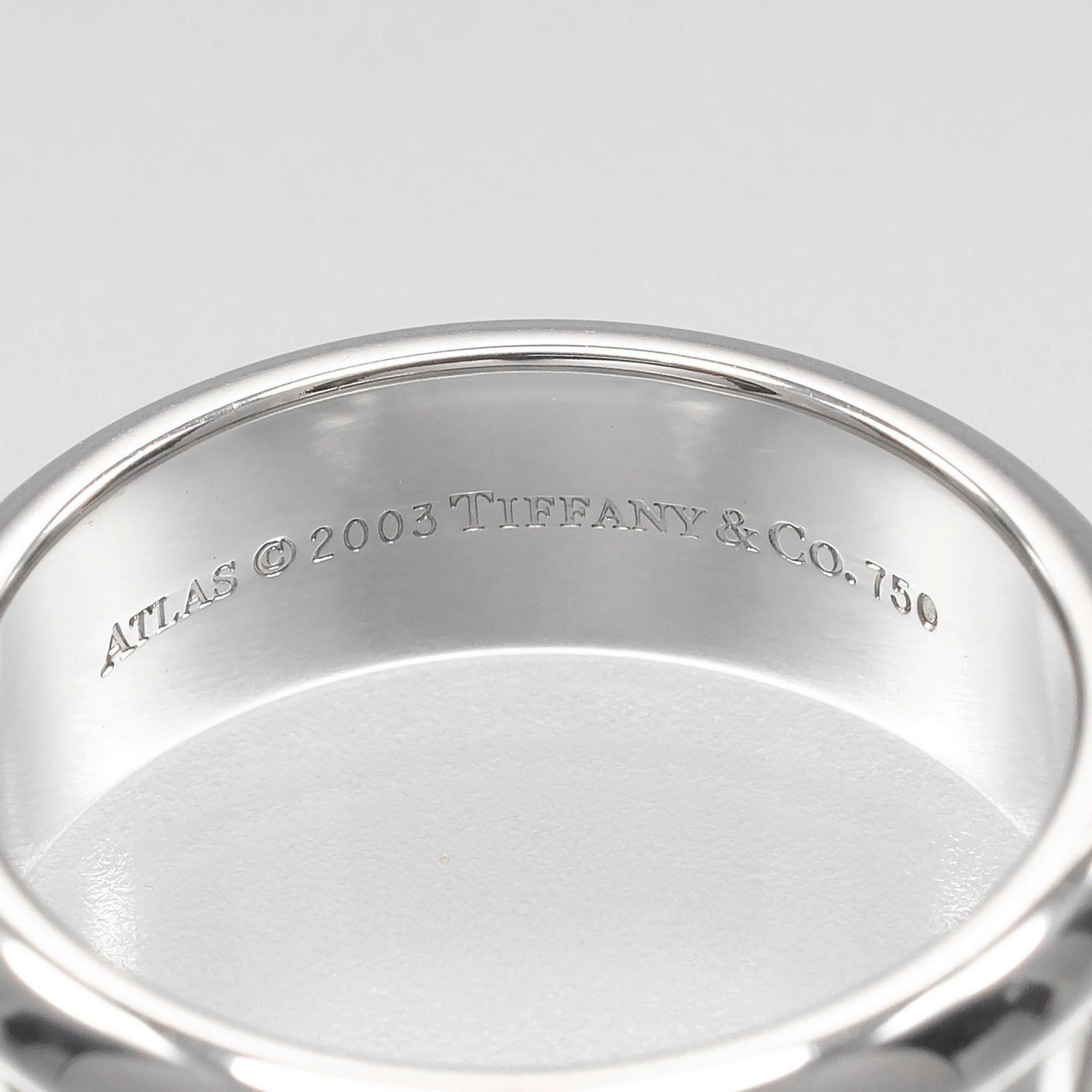 Tiffany White Gold (18K) Band Ring (Pre-Owned)
