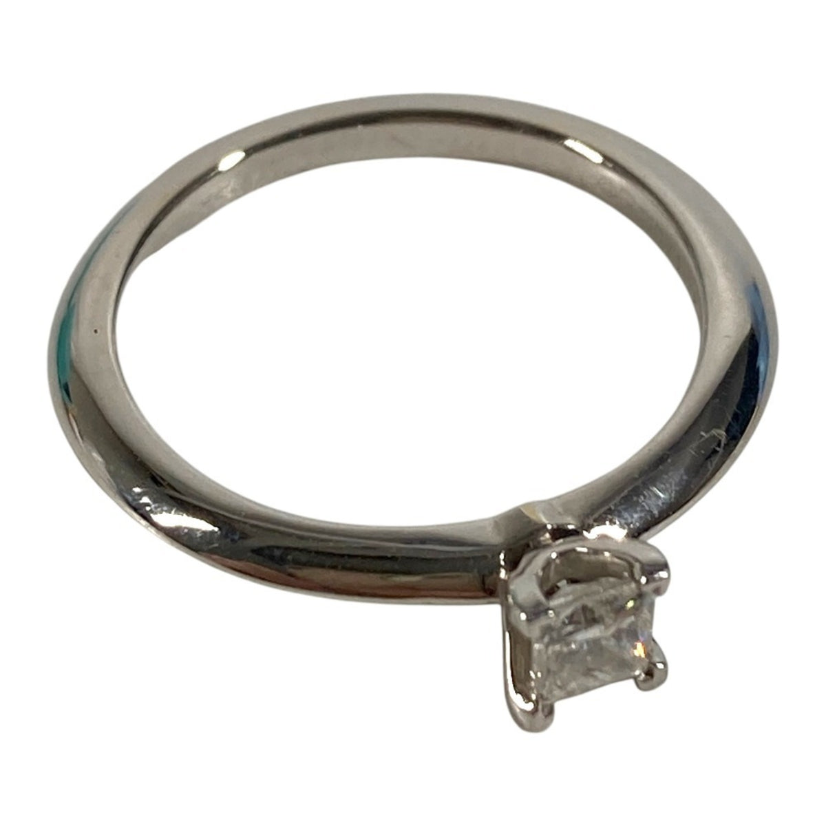 Tiffany Platinum Platinum 950 Band Ring (Pre-Owned)