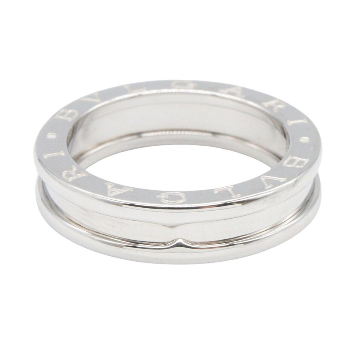 Bvlgari Silver White Gold (18K) Band Ring (Pre-Owned)