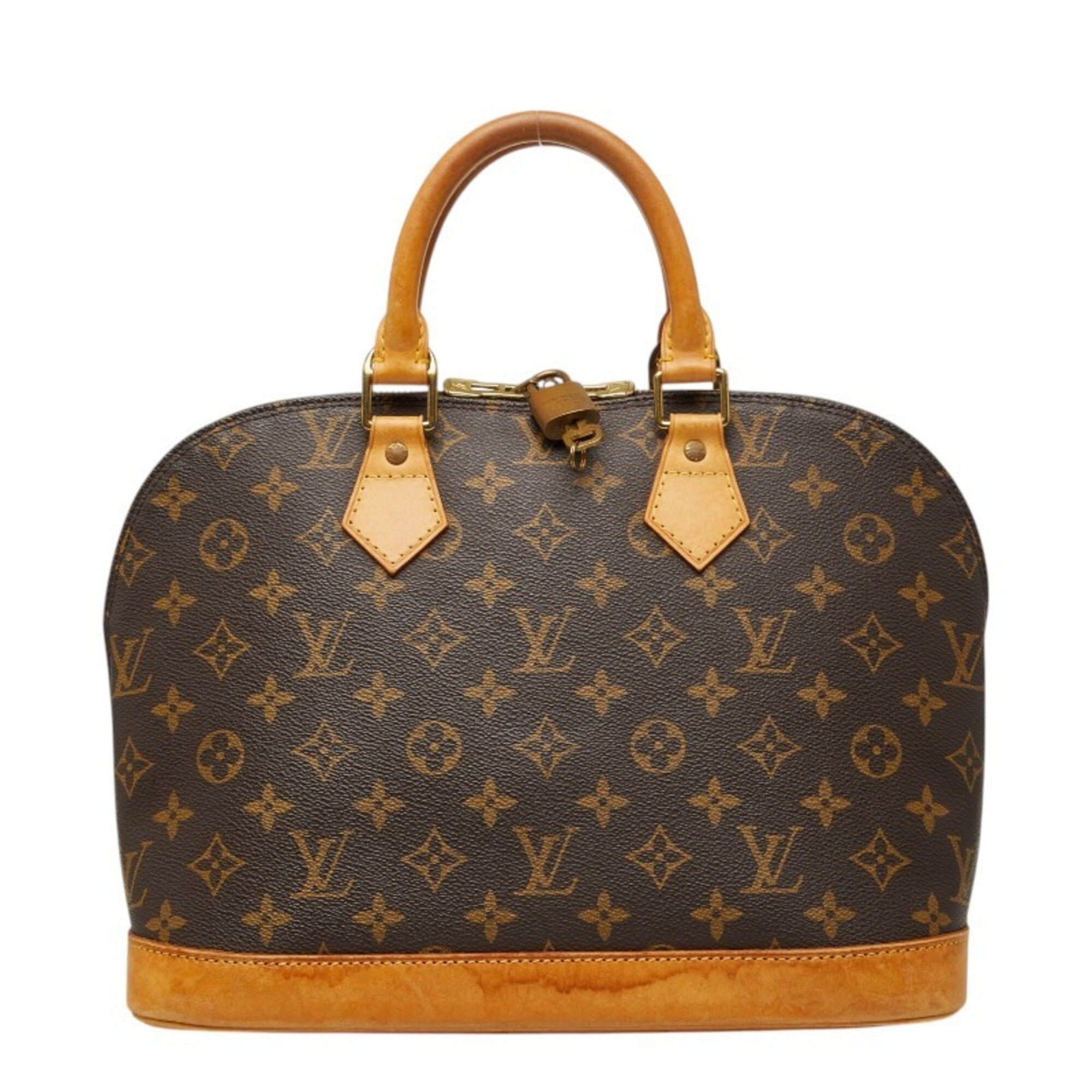 Louis Vuitton Brown Pvc Leather Handbag Shoulder Bag (Pre-Owned)