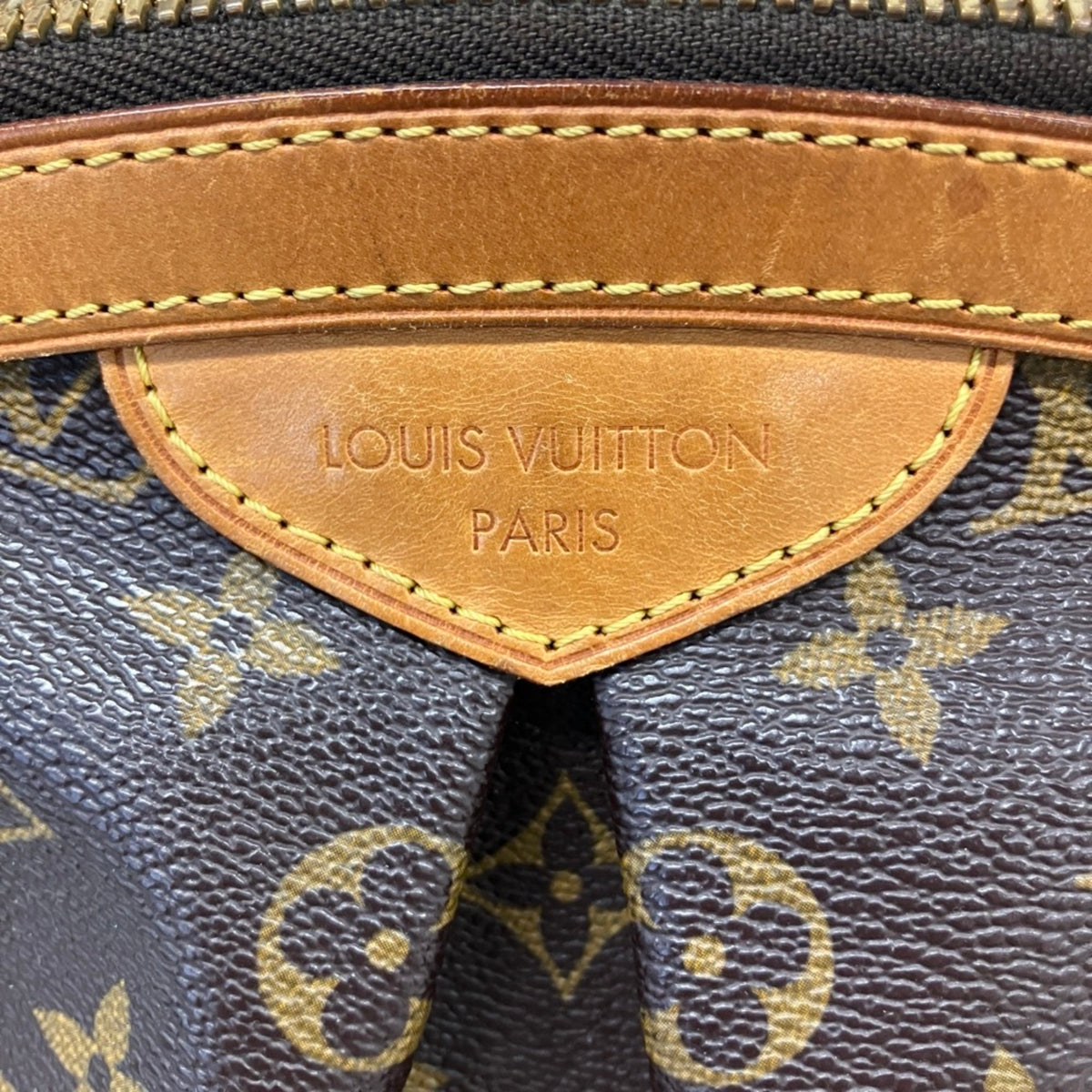 Louis Vuitton Brown Monogram Canvas Handbag (Pre-Owned)