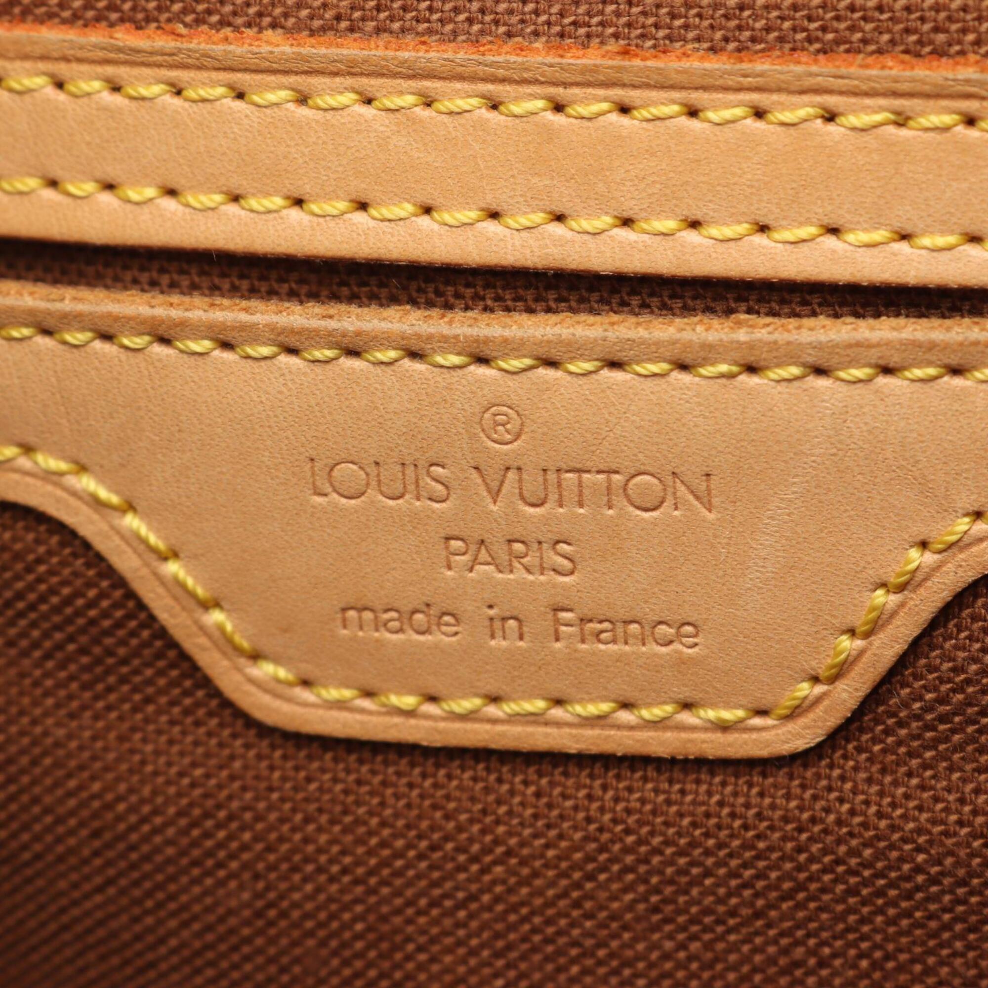 Louis Vuitton Brown Pvc Leather Backpack Handbag (Pre-Owned)