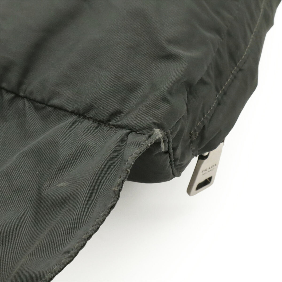 Prada Gray Nylon Sling Bag (Pre-Owned)